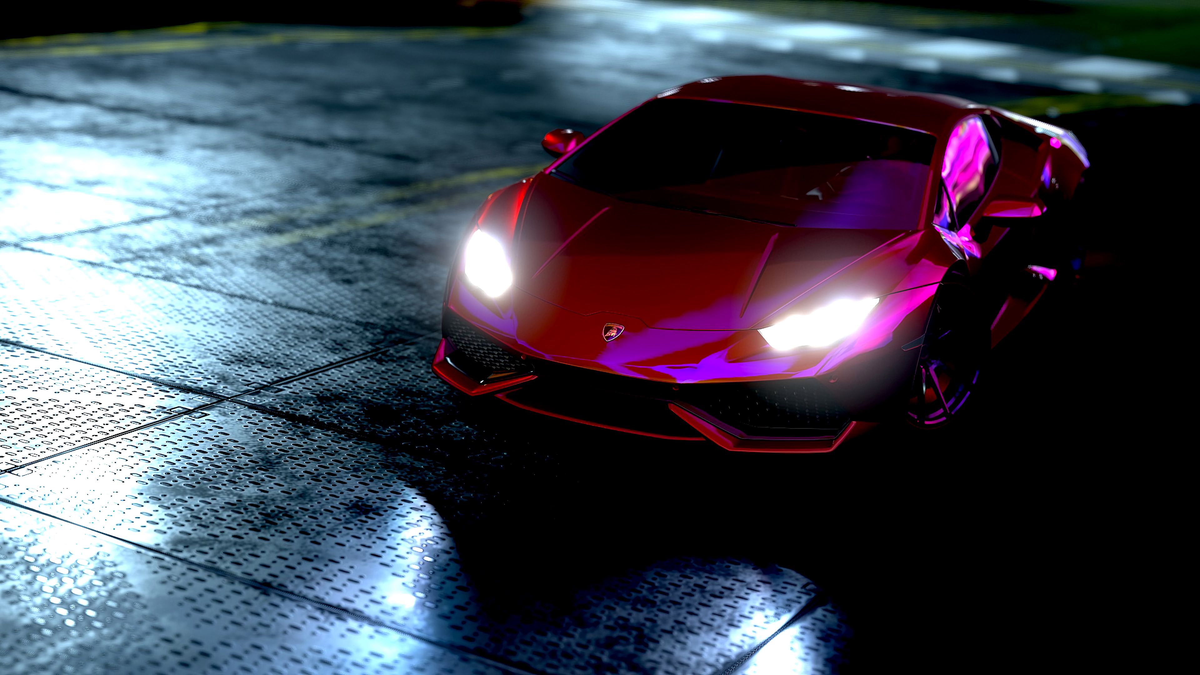 90077 Hintergrundbilder und Lamborghini Huracan Bilder auf dem Desktop. Laden Sie lamborghini, sportwagen, cars, neon Bildschirmschoner kostenlos auf den PC herunter