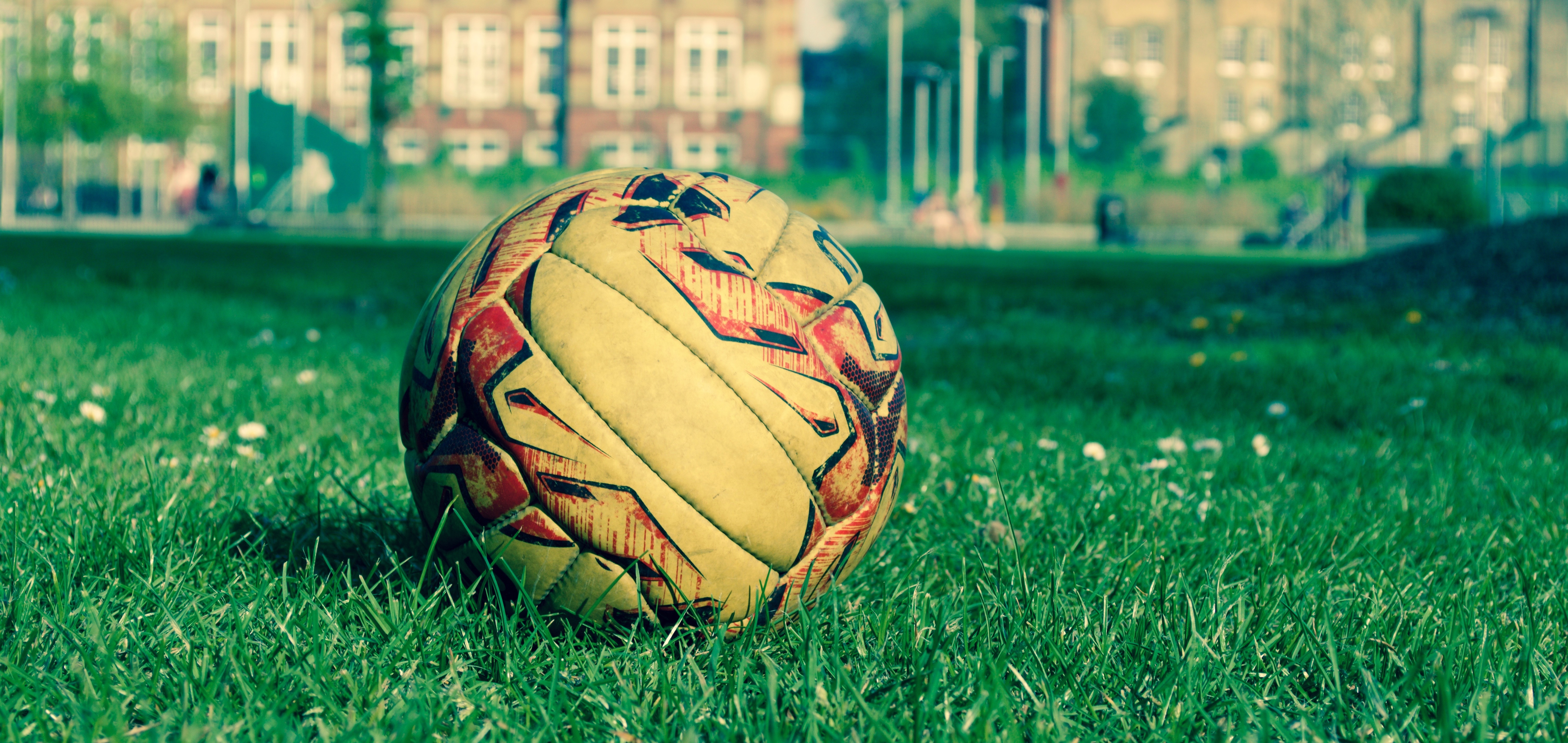 sports, grass, football, field, lawn, soccer ball