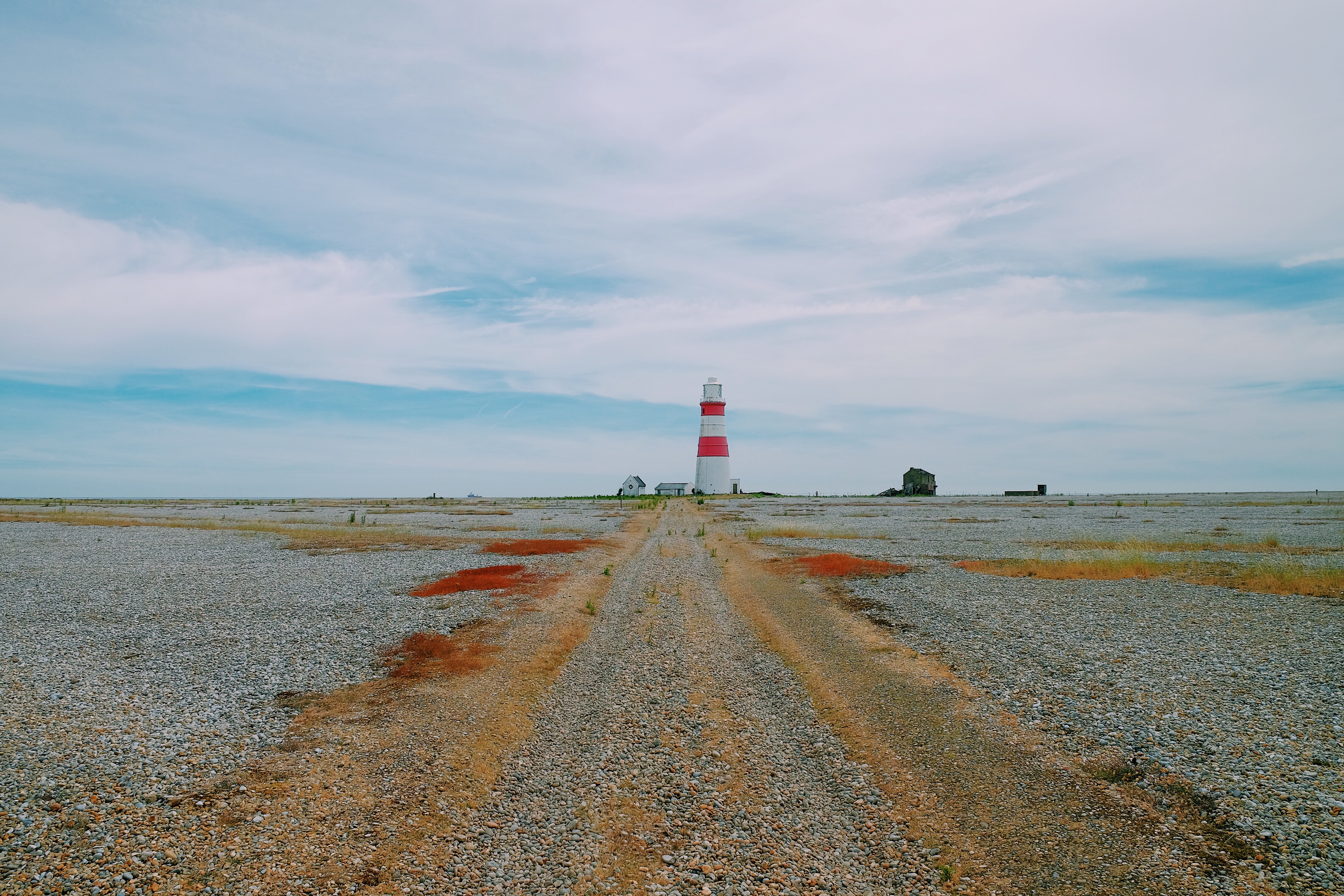 HD wallpaper nature, pebble, path, lighthouse, trail, orford-ness, orford ness