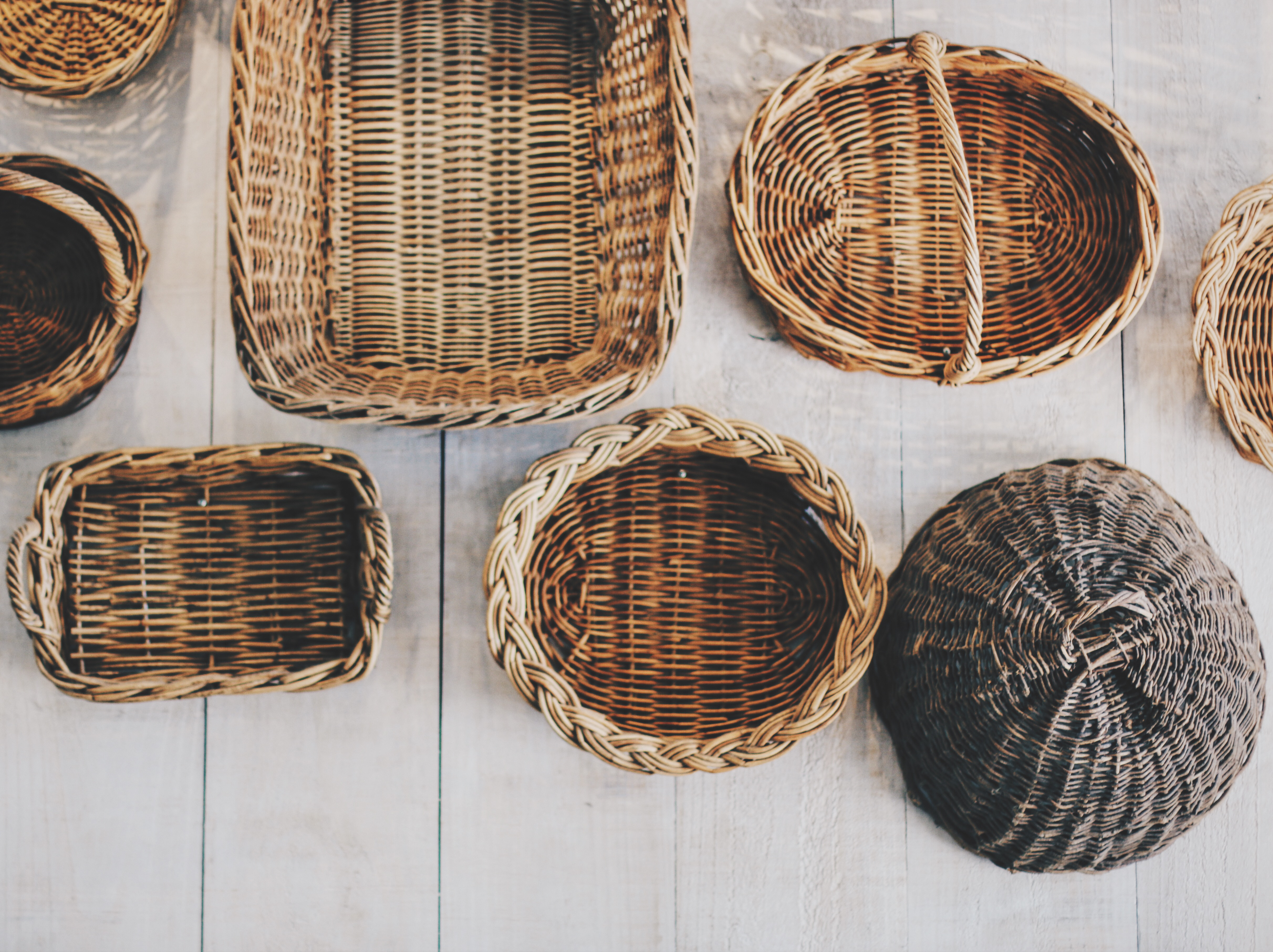 miscellanea, miscellaneous, form, forms, weaving, braiding, baskets mobile wallpaper