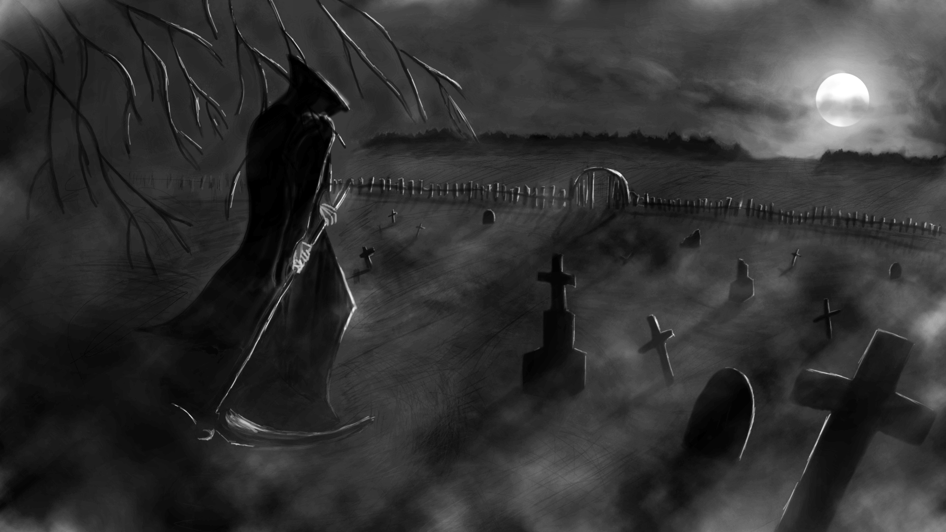 Кладбище мрак