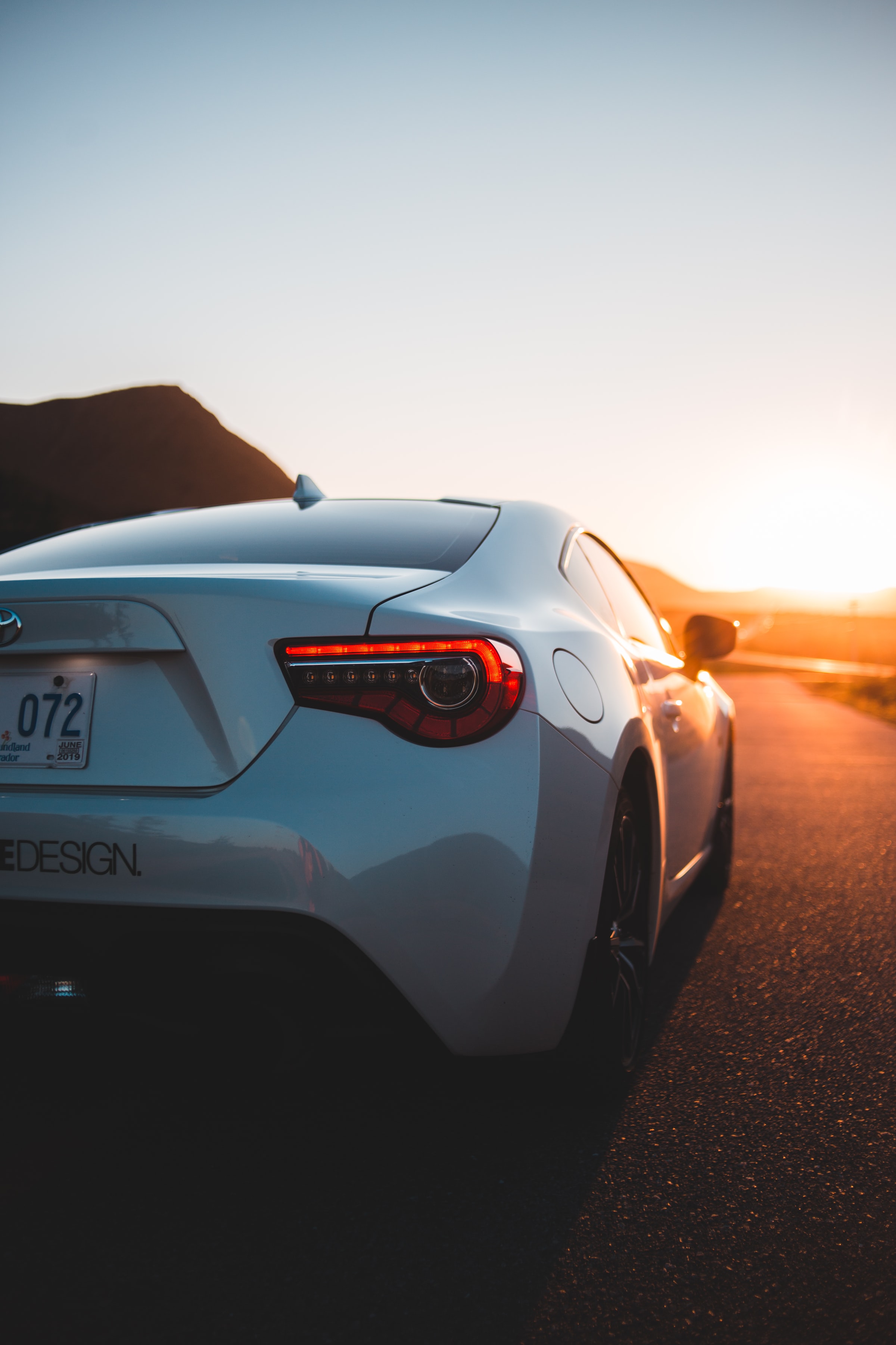 toyota, sports, white, car Square Wallpapers