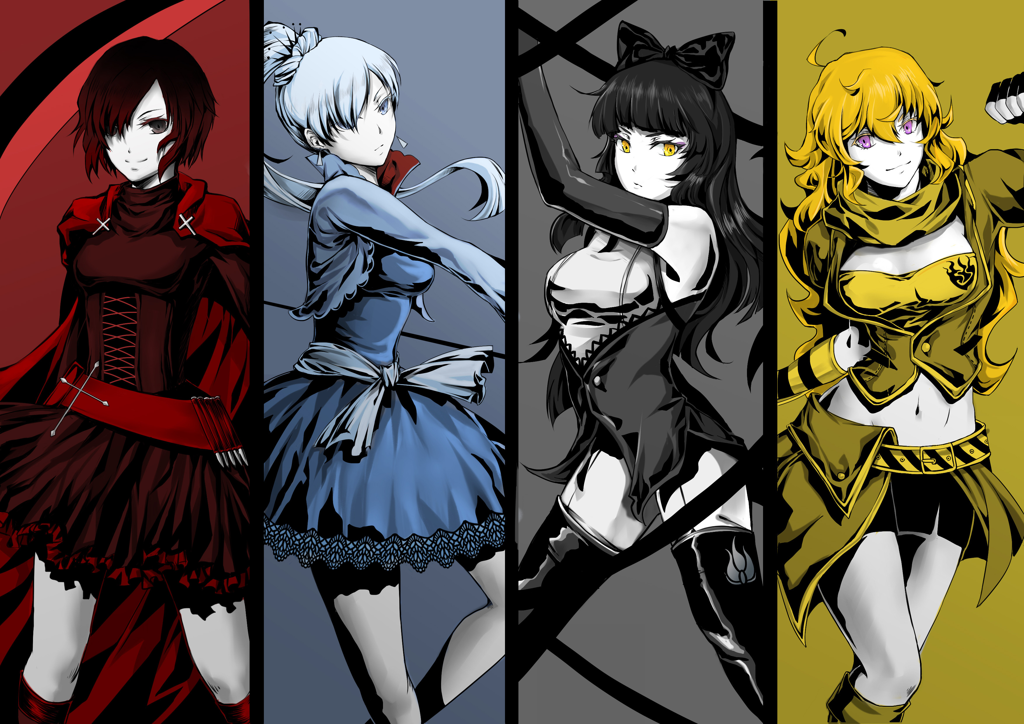 Аниме rwby фото