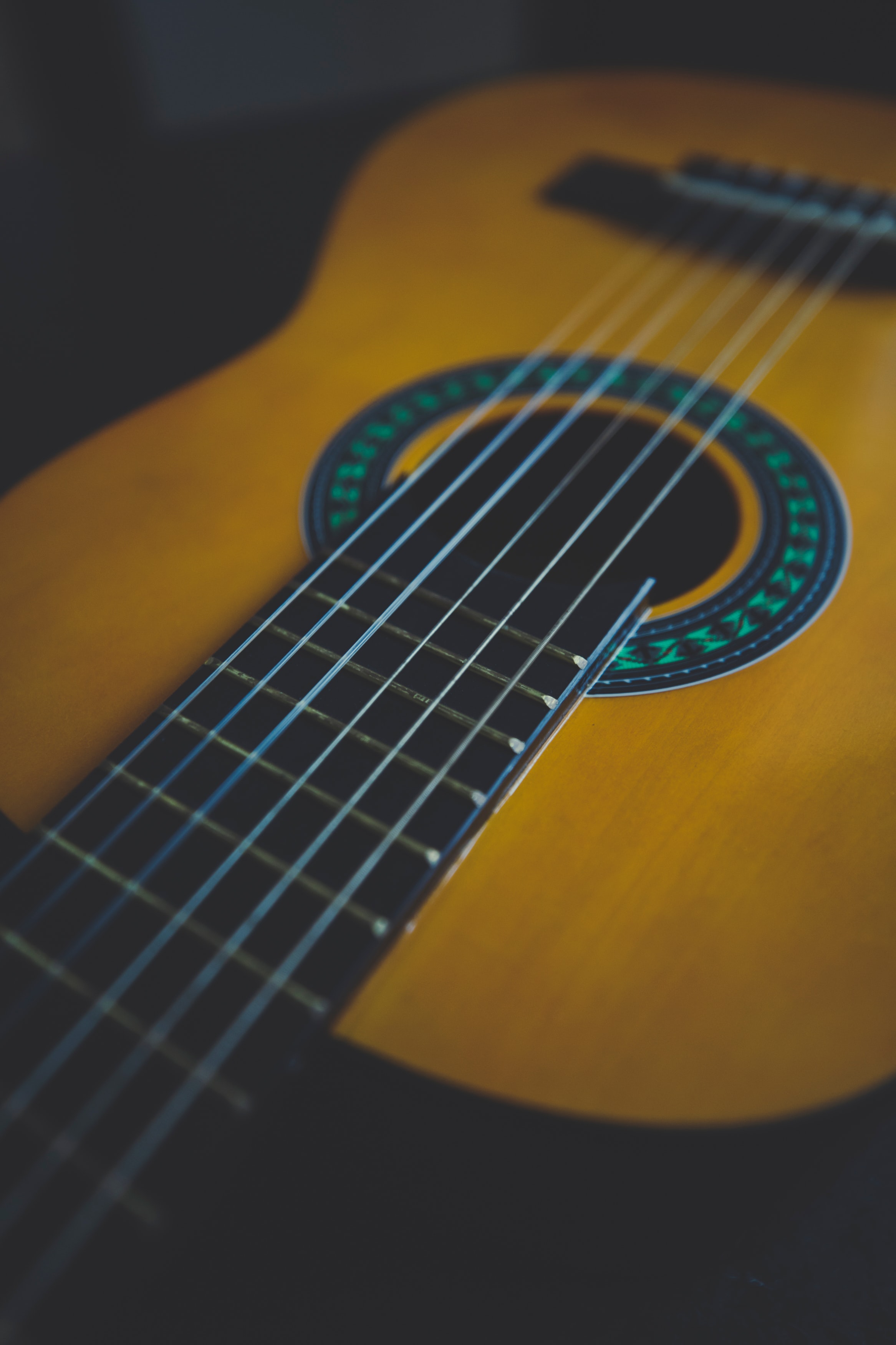 High Definition Acoustic Guitar background