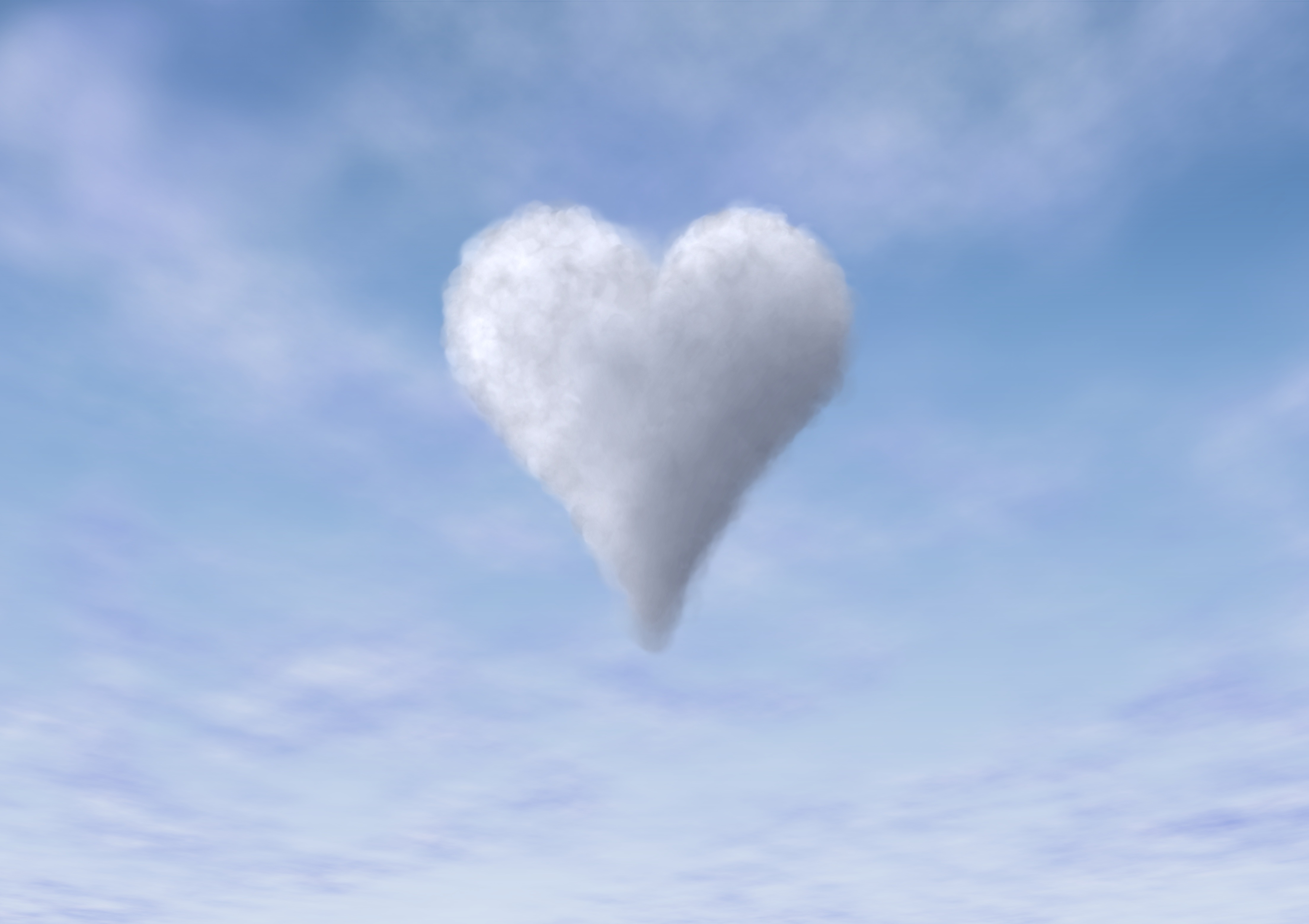 151912 télécharger le fond d'écran nuages, cœur, un cœur, sky, amour, facilité, poreux - économiseurs d'écran et images gratuitement