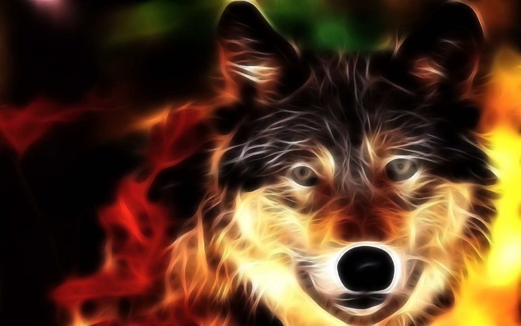Laden Sie das Tiere, Wölfe, Kunst-Bild kostenlos auf Ihren PC-Desktop herunter