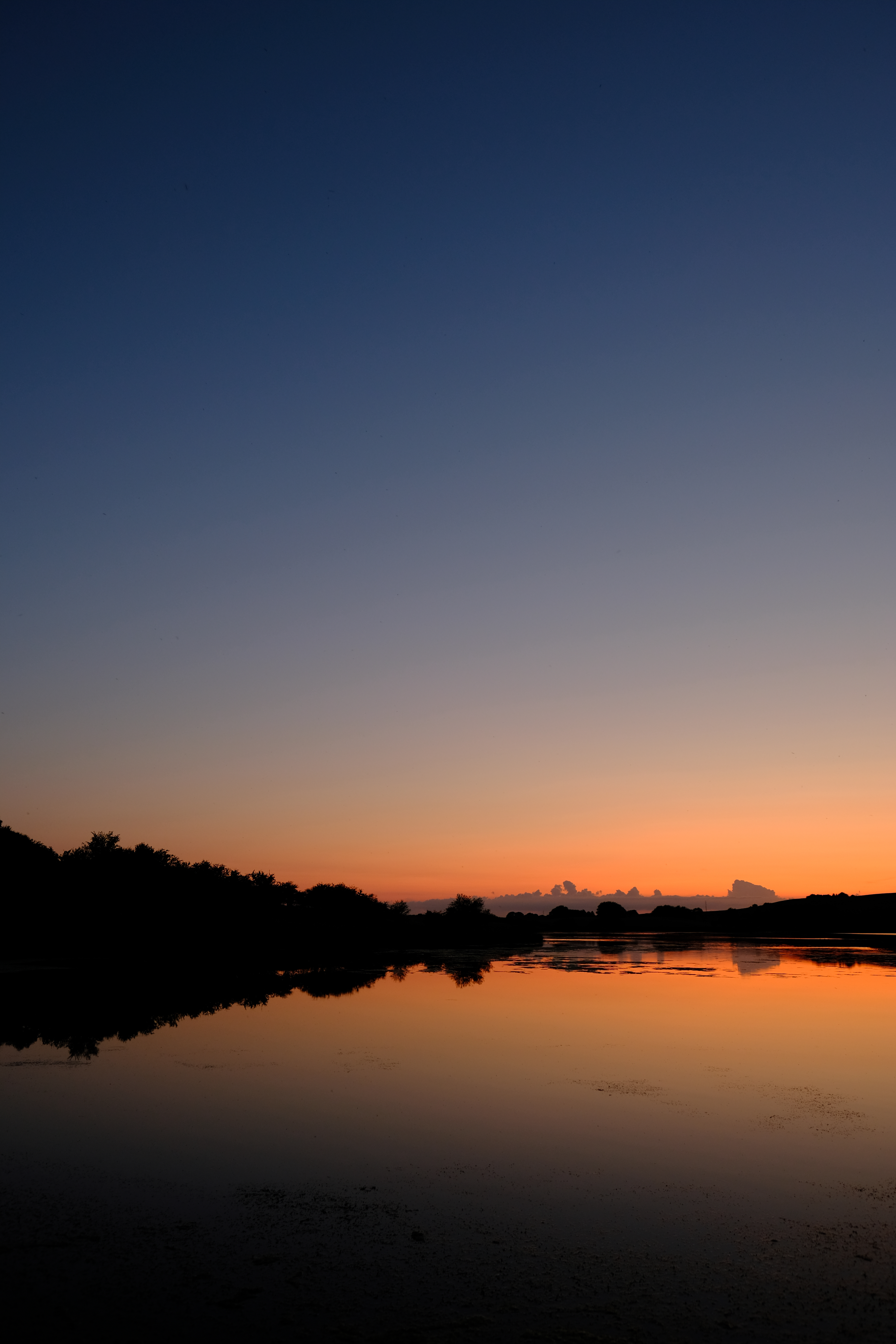 HD Windows Images lake, landscape, dark, sunset