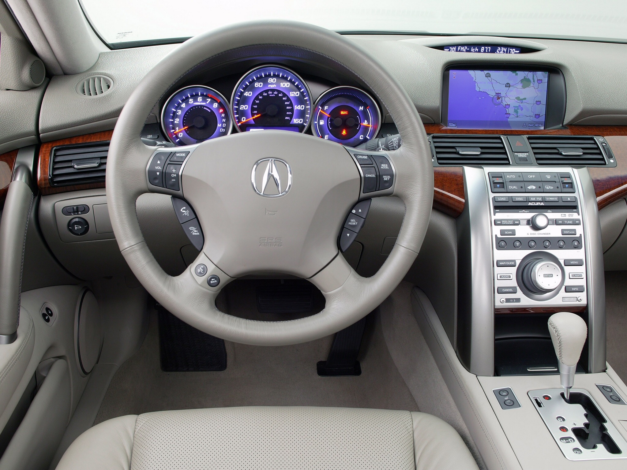 Free HD speedometer, akura, acura, rl, salon, rudder, steering wheel, interior, cars
