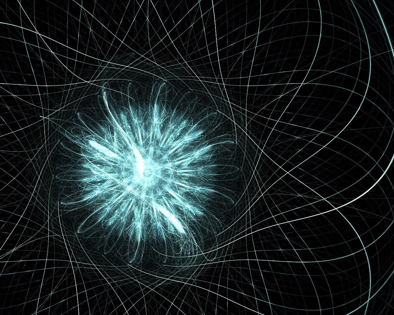 abstract, web, shine, light, grid, ball