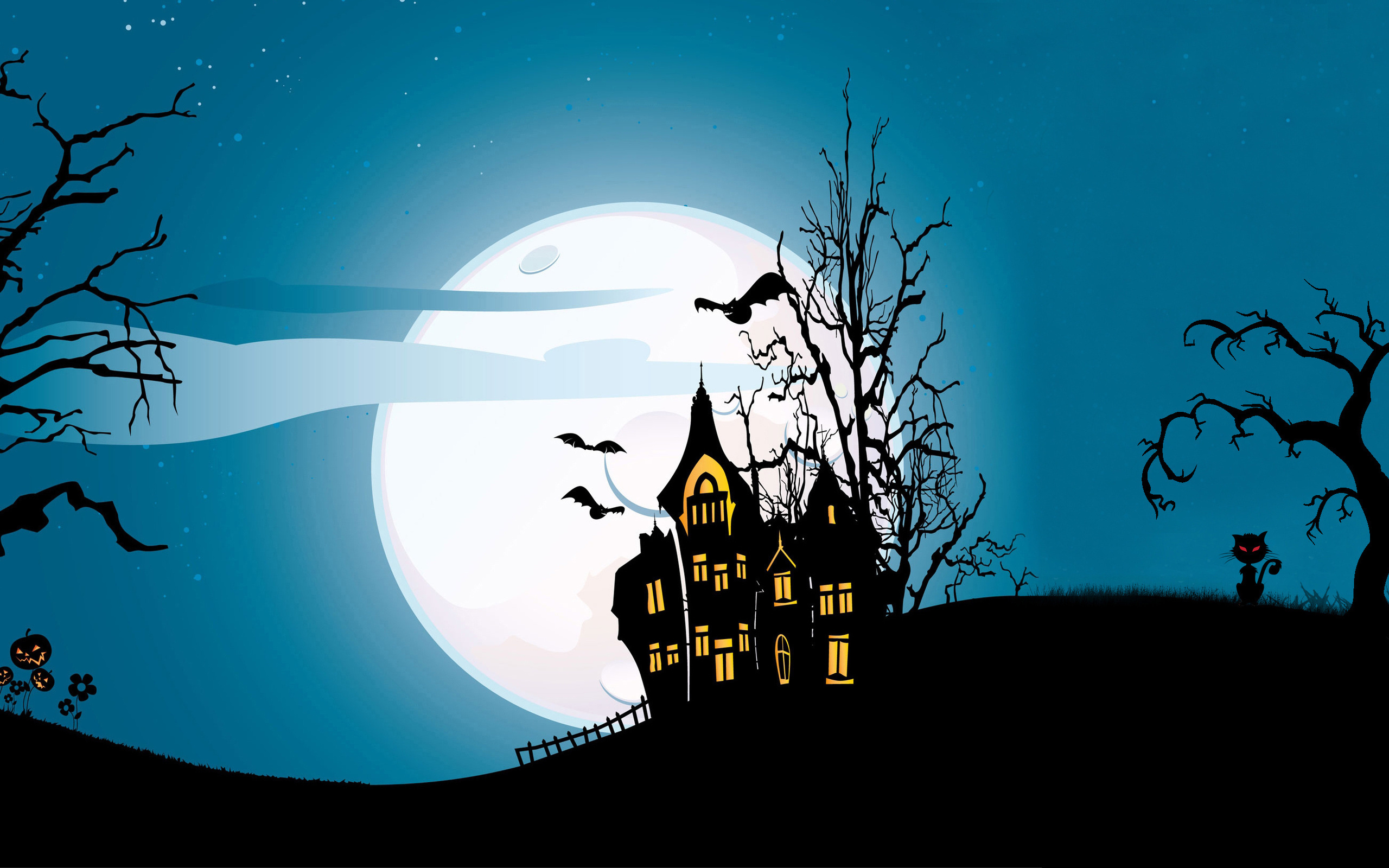 Handy-Wallpaper Halloween, Feiertage, Häuser, Bilder kostenlos herunterladen.