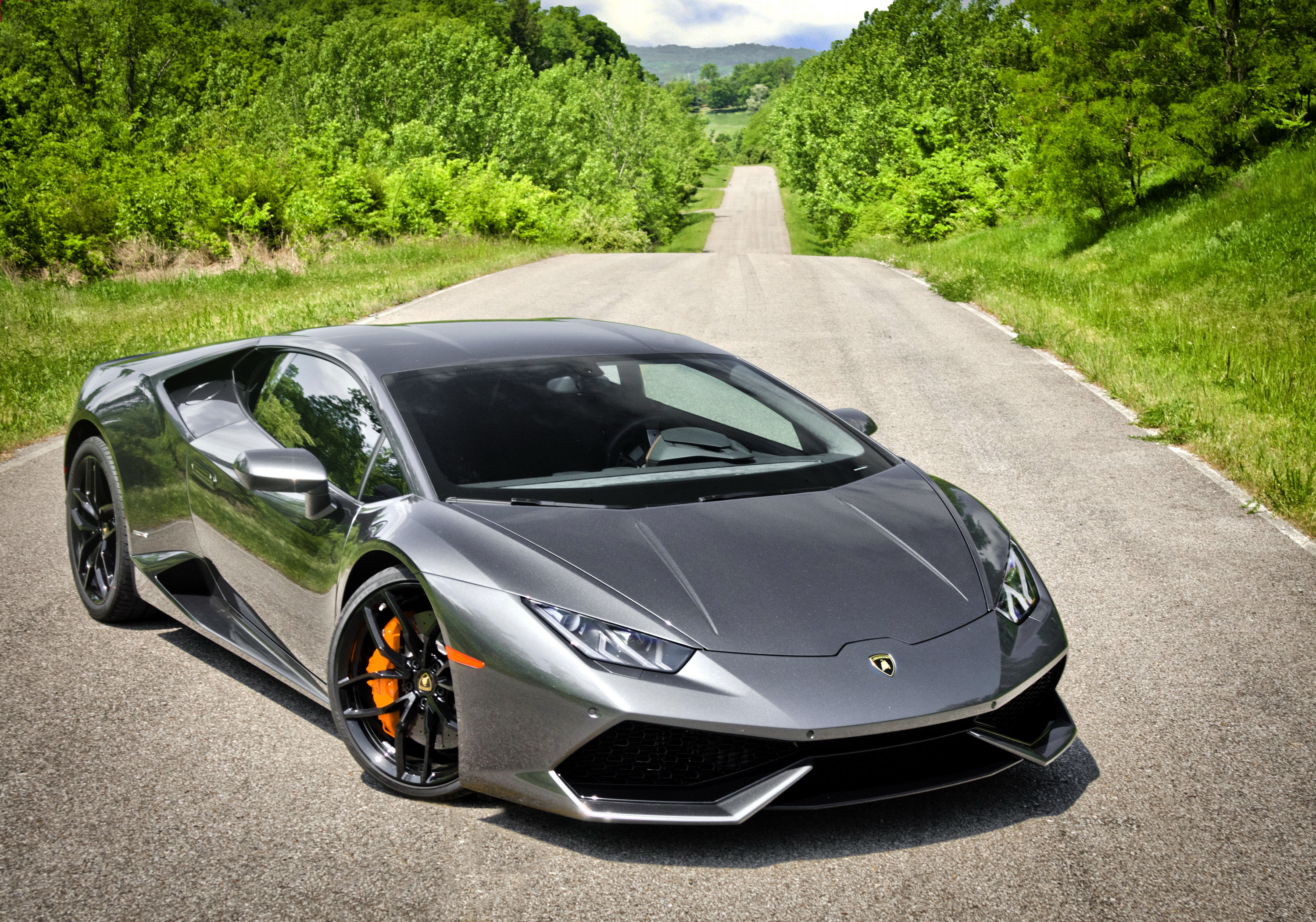 cars, lp 610-4, huracan, front view Vertical Wallpapers