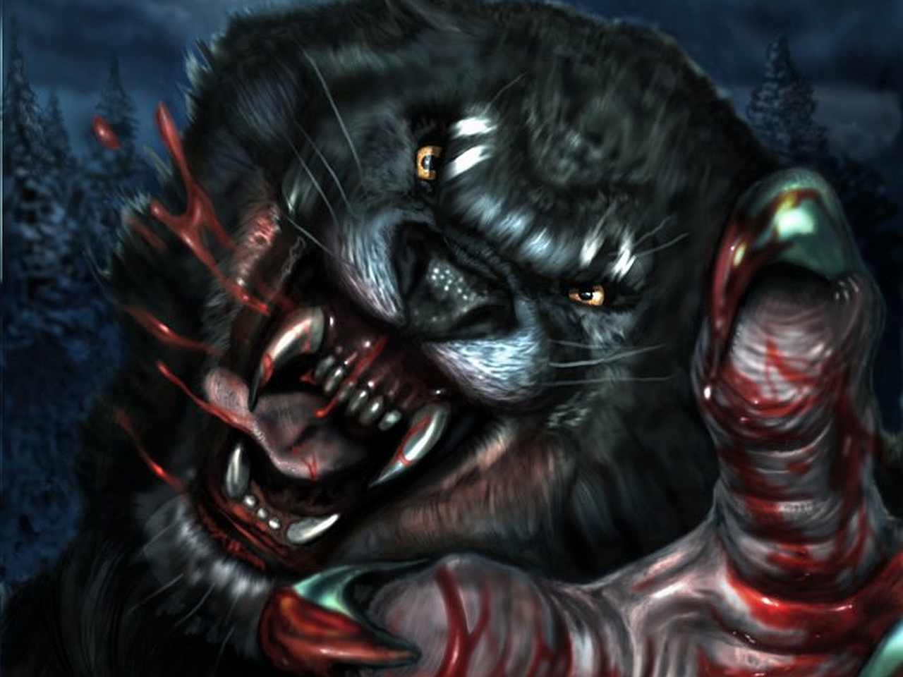 dark, werewolf images