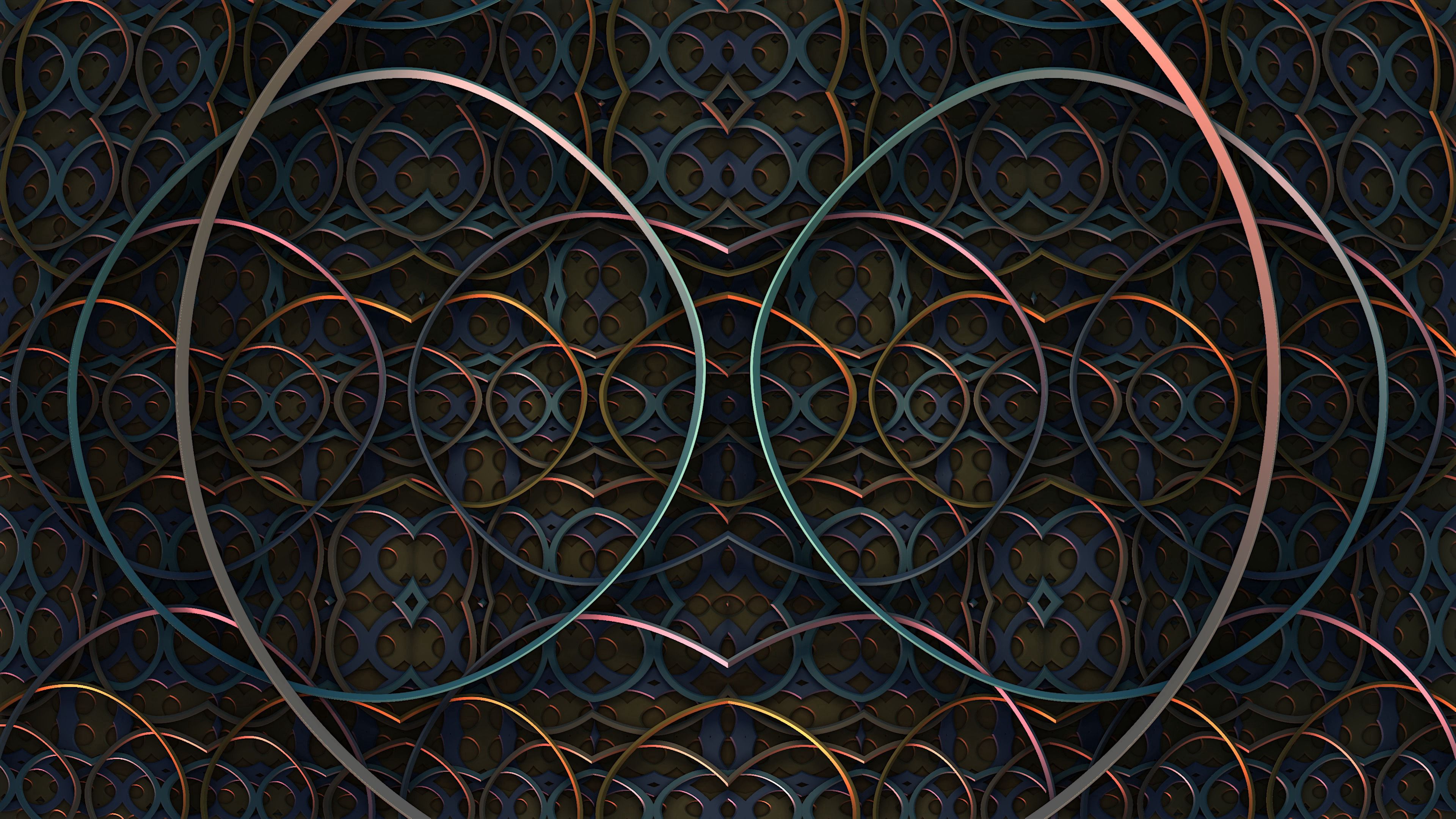 3d, fractal, intricate, confused Lock Screen Images