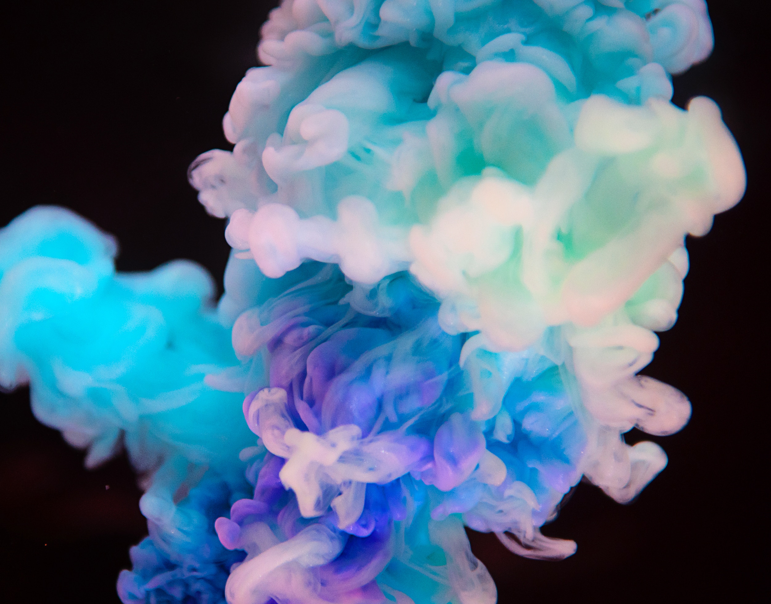 smoke, clots, coloured, color, abstract