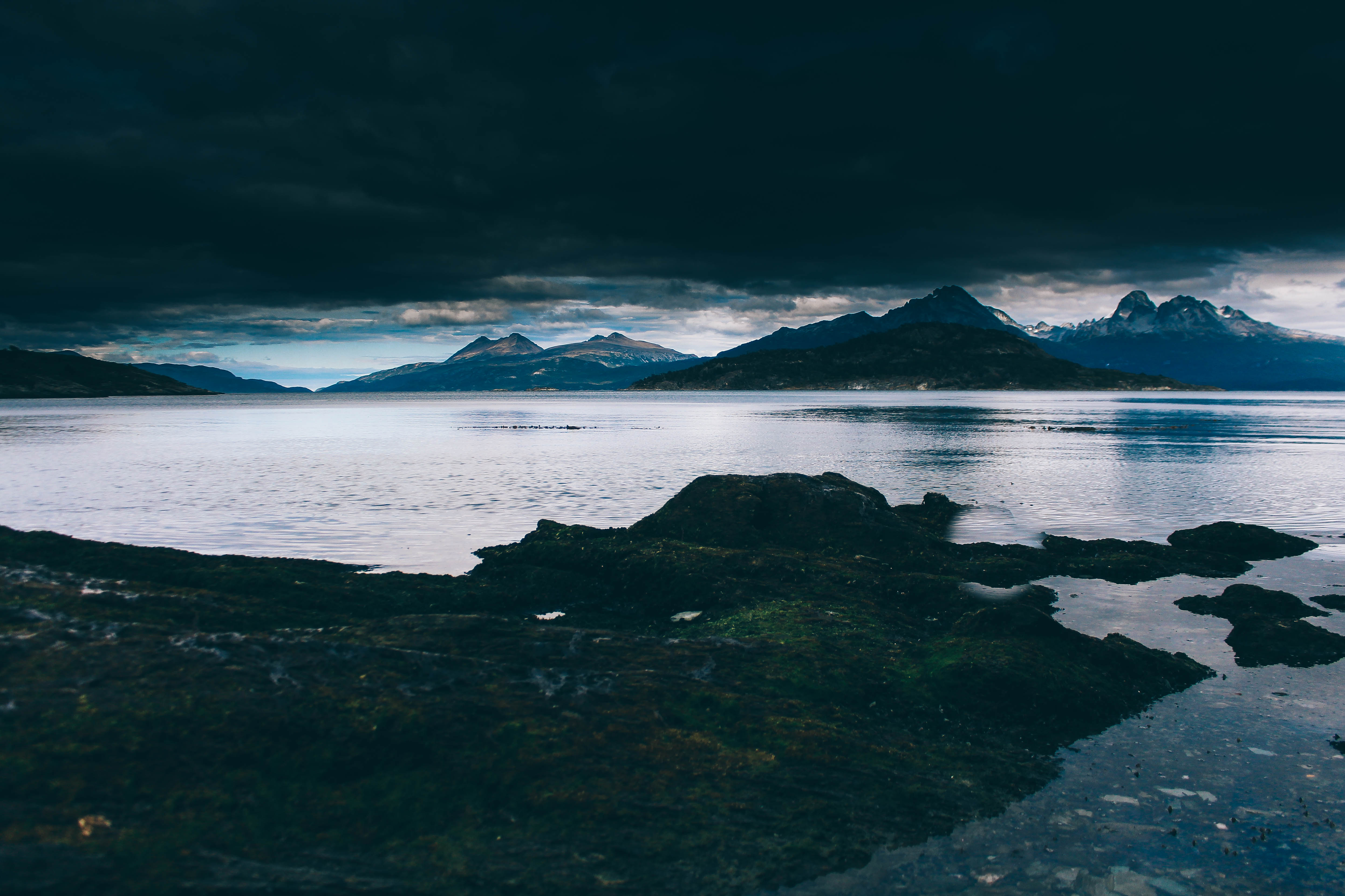 night, nature, sea, mountains collection of HD images