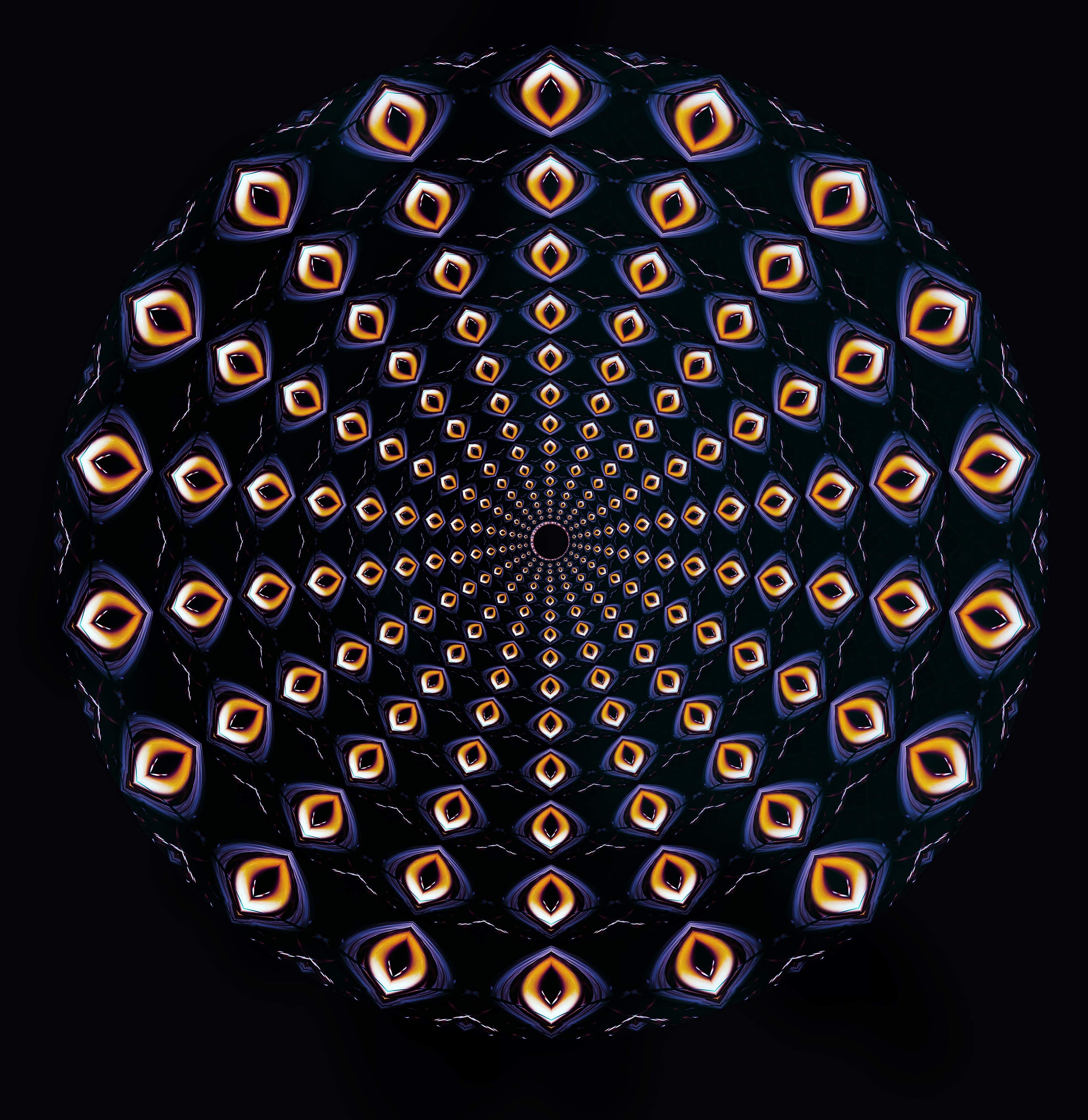 Cool HD Wallpaper fractal, pattern, abstract, symmetry