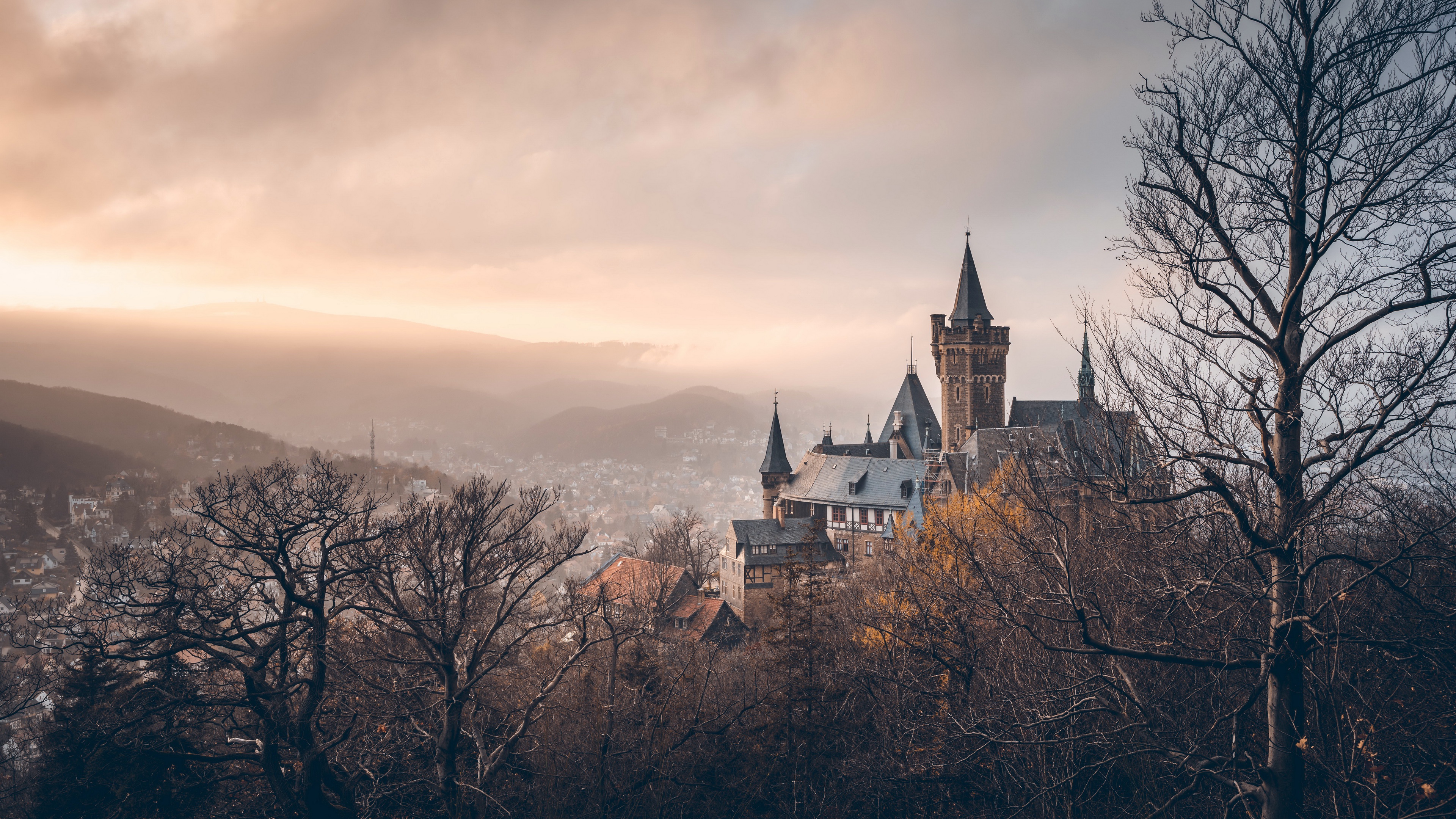 Mobile wallpaper: Castles, Germany, Man Made, Castle, Wernigerode,  Wernigerode Castle, 493936 download the picture for free.