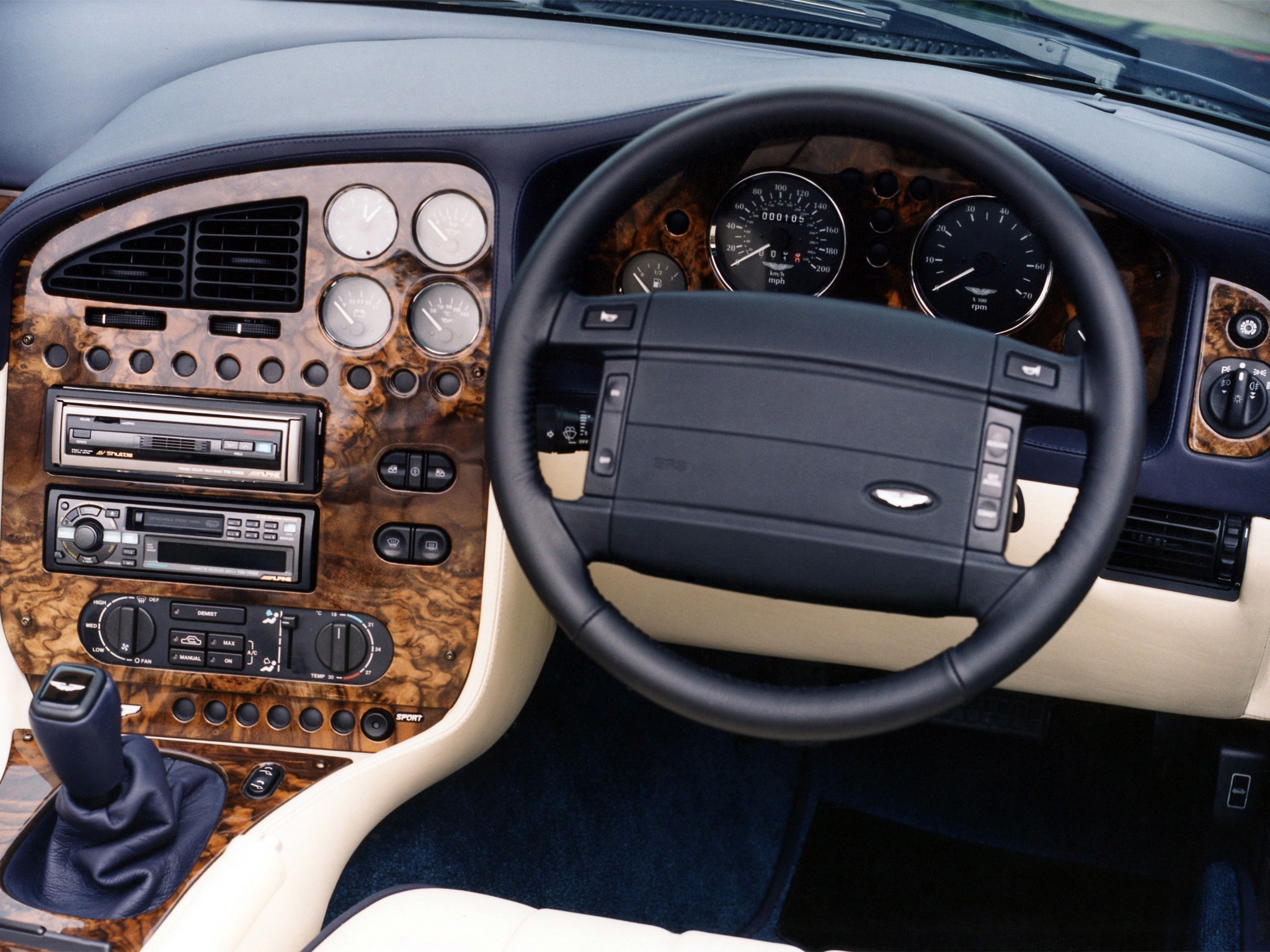 speedometer, interior, aston martin, cars, steering wheel, rudder, salon, v8, vantage, 1993 Aesthetic wallpaper