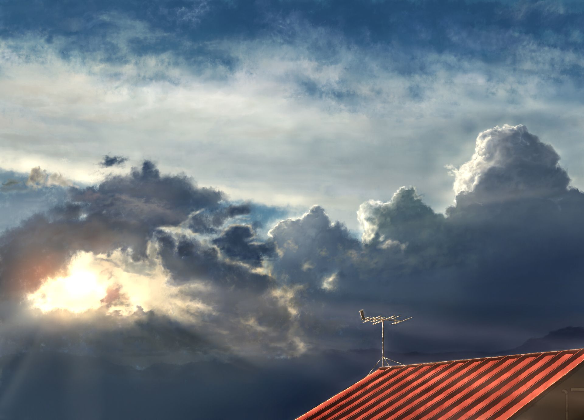 Дома над облаками. Небо с крыши. Облака над домом. Небо и крыши домов. Крыша на фоне неба.