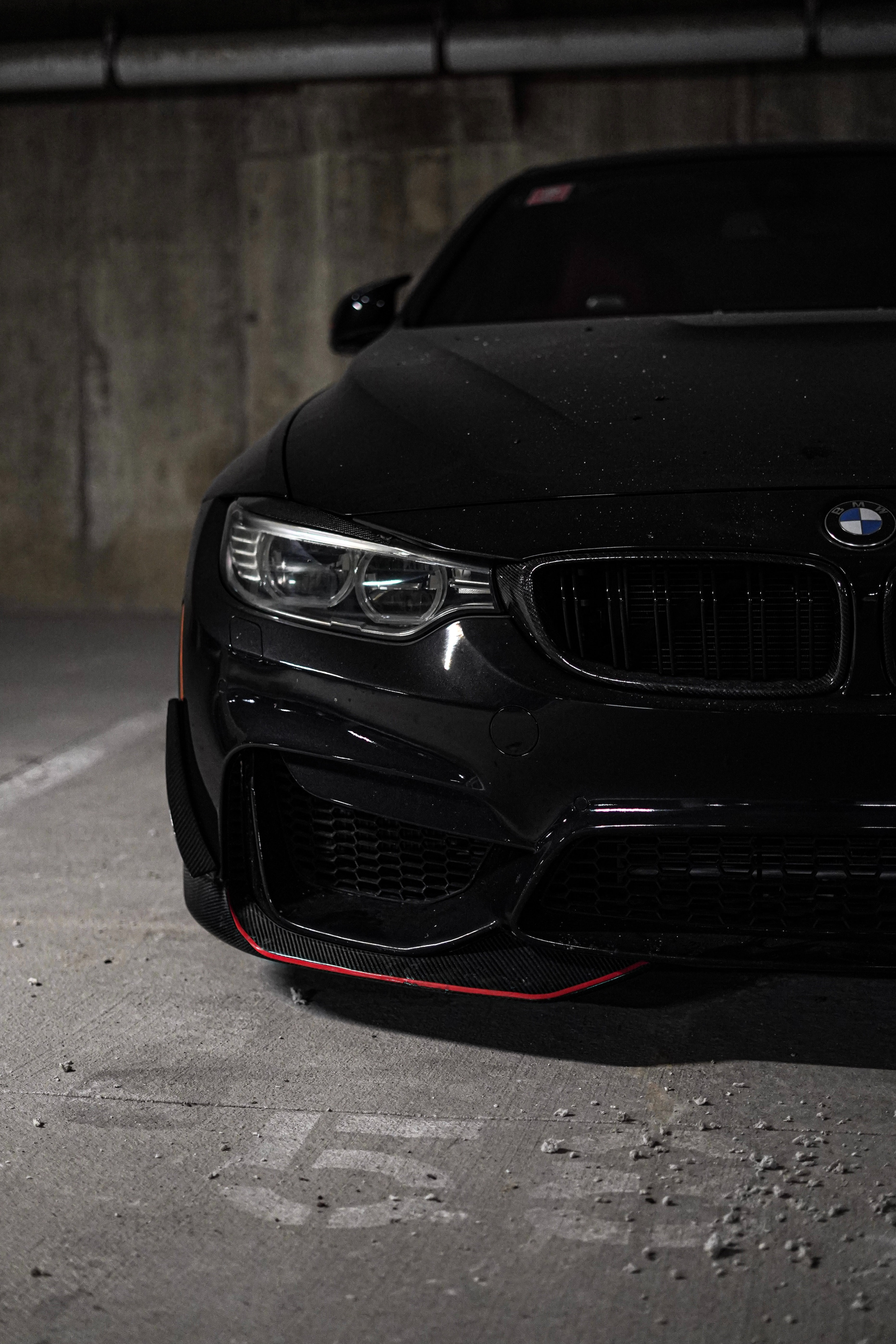 bmw, cars, black, car, front view, headlight cellphone