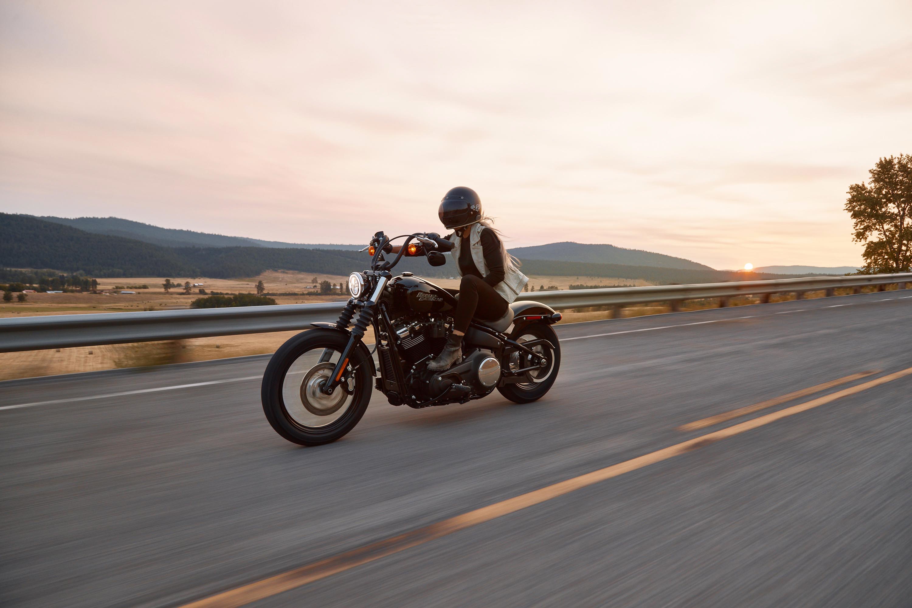 Widescreen image motorcycle, motorcycles, bike, biker
