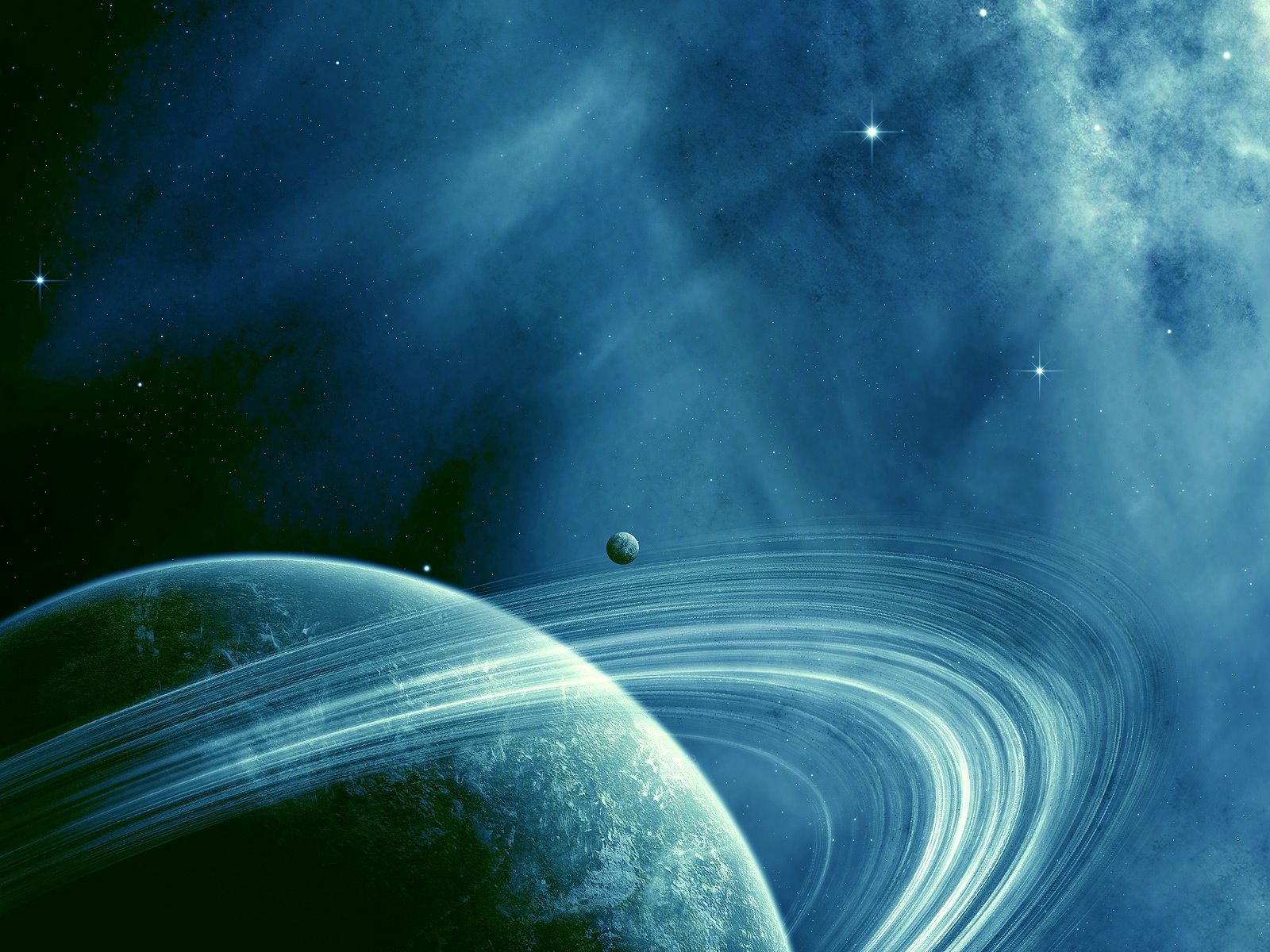 105958 Bildschirmschoner und Hintergrundbilder Saturn auf Ihrem Telefon. Laden Sie universum, dunkler raum, blauer raum Bilder kostenlos herunter