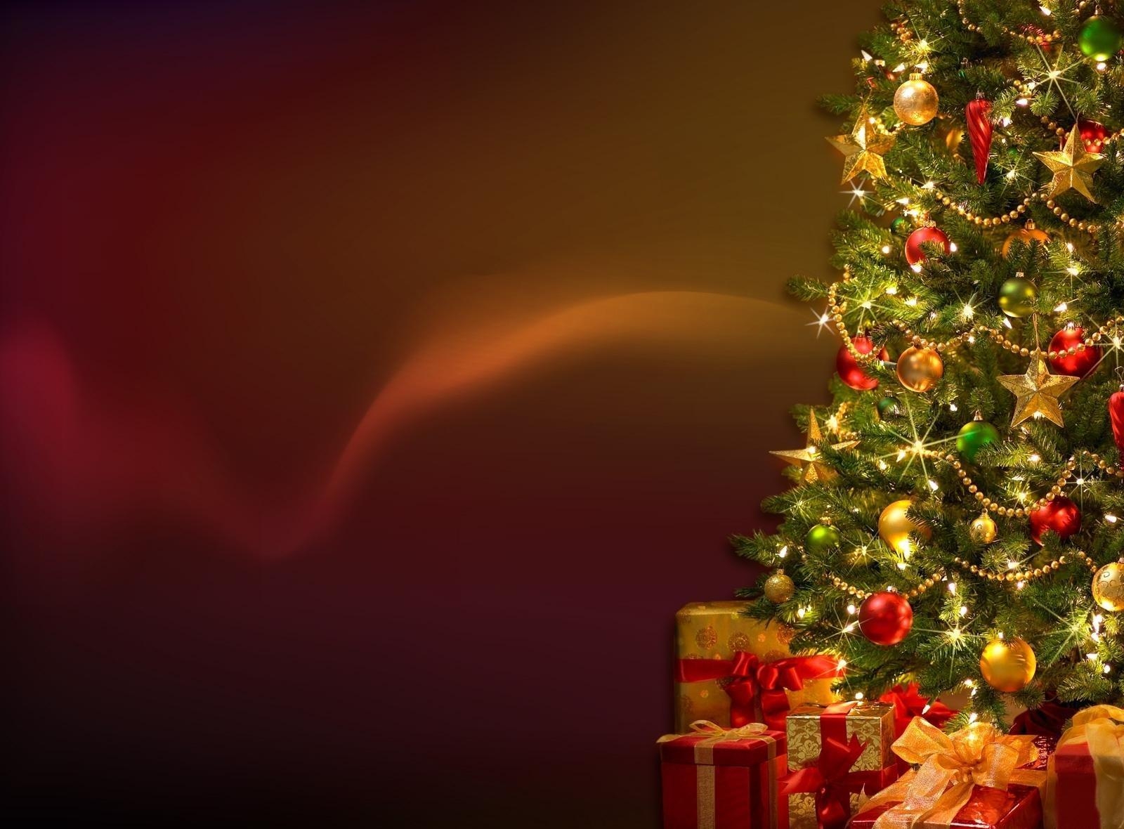 Desktop Backgrounds Gifts presents, christmas tree, holidays, decorations