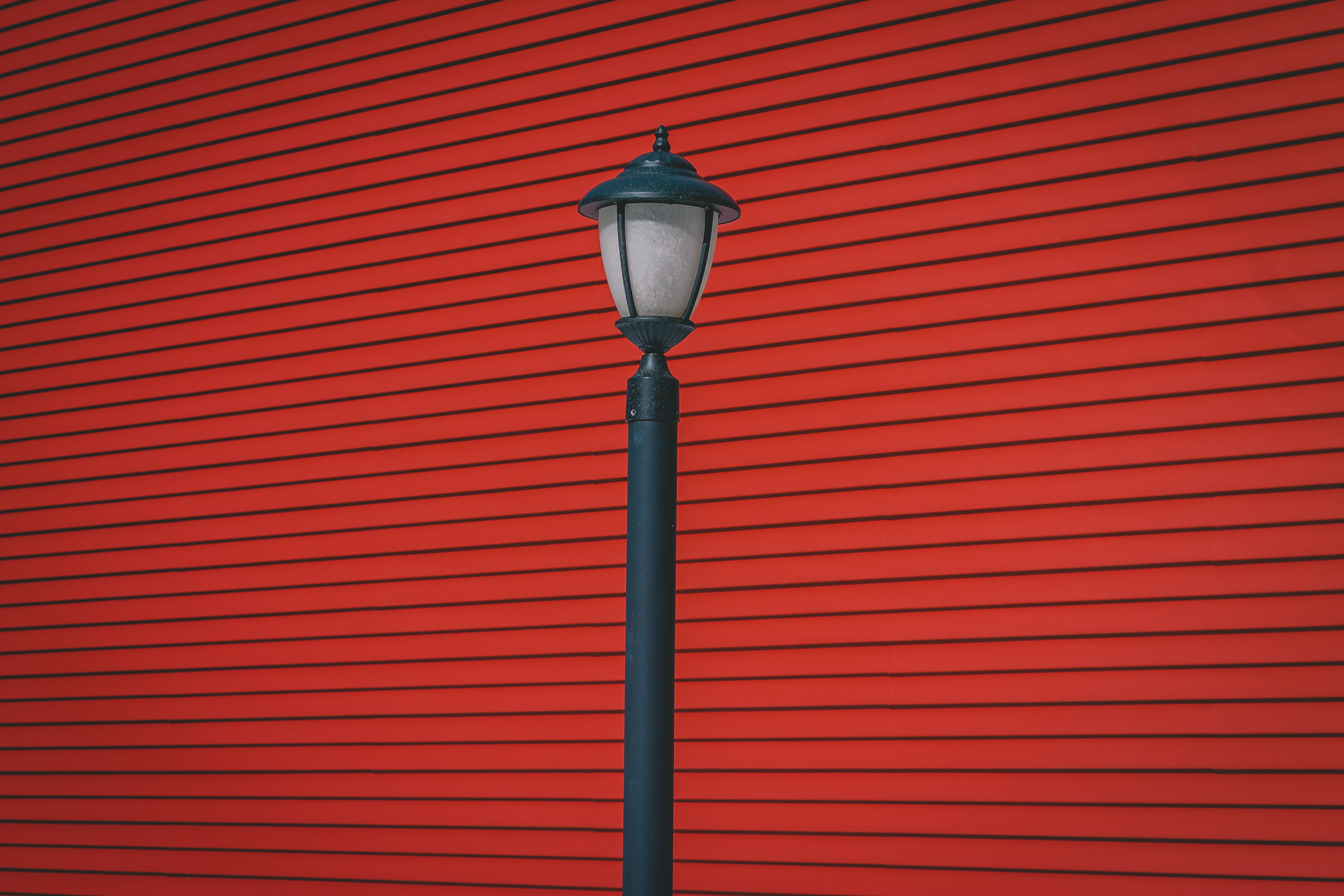 minimalism, wall, lamp, lantern, pillar, post