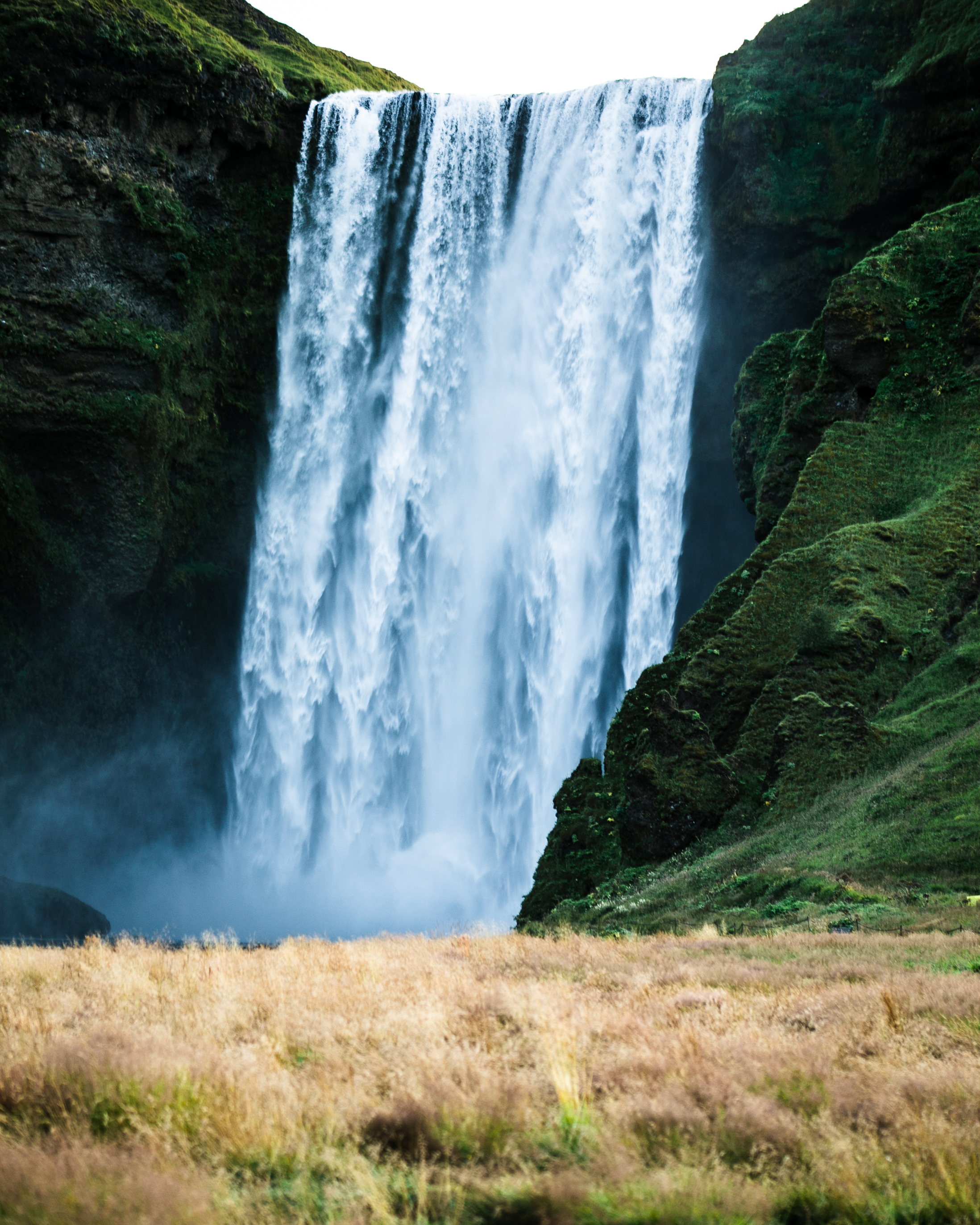 spray, nature, grass, waterfall cellphone