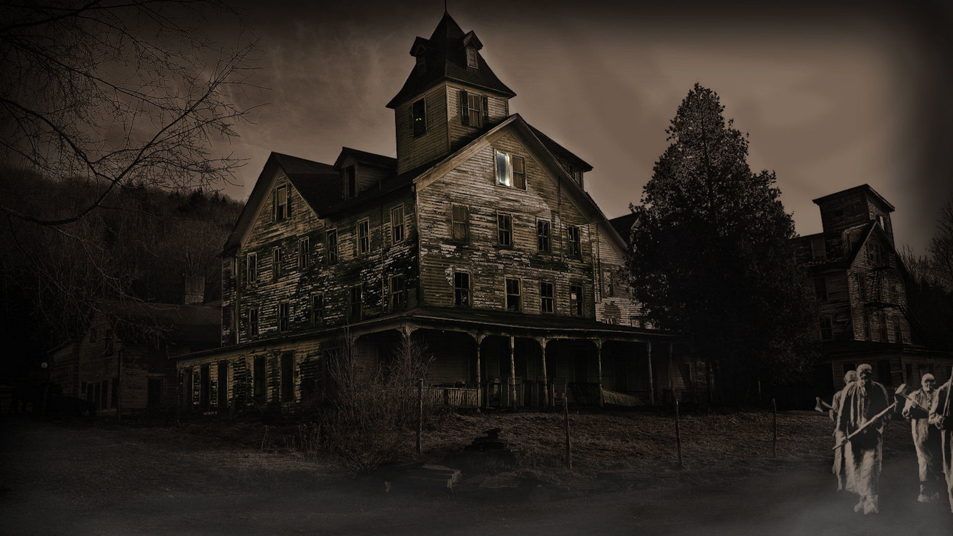 horror, dark, haunted, creepy, halloween, scary, spooky Phone Background