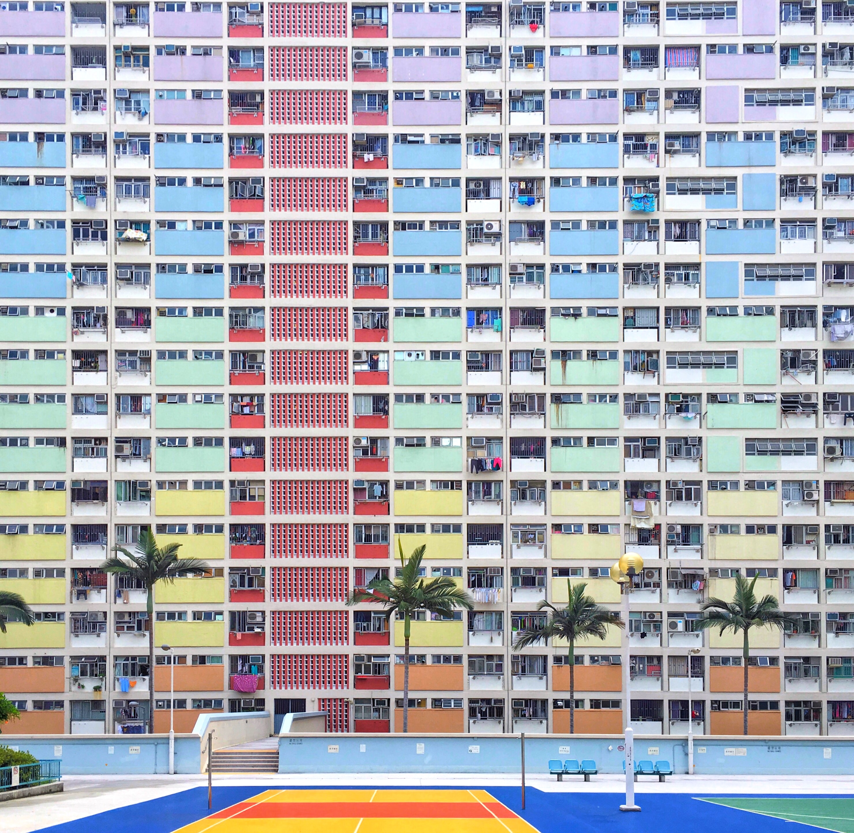 facade, cities, building, playground Hd 1080p Mobile