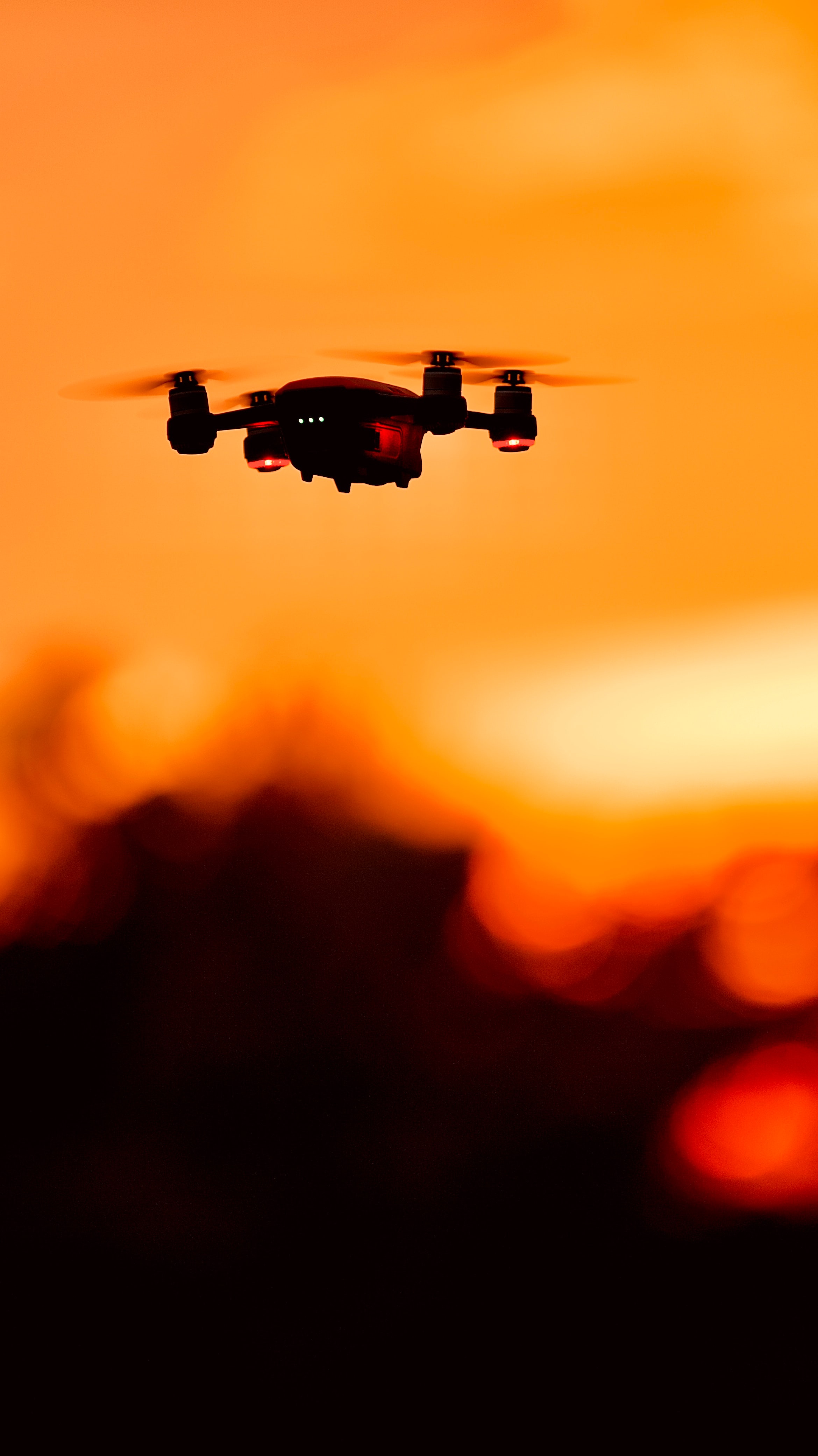 technology, camera, sunset, technologies, device, drone iphone wallpaper