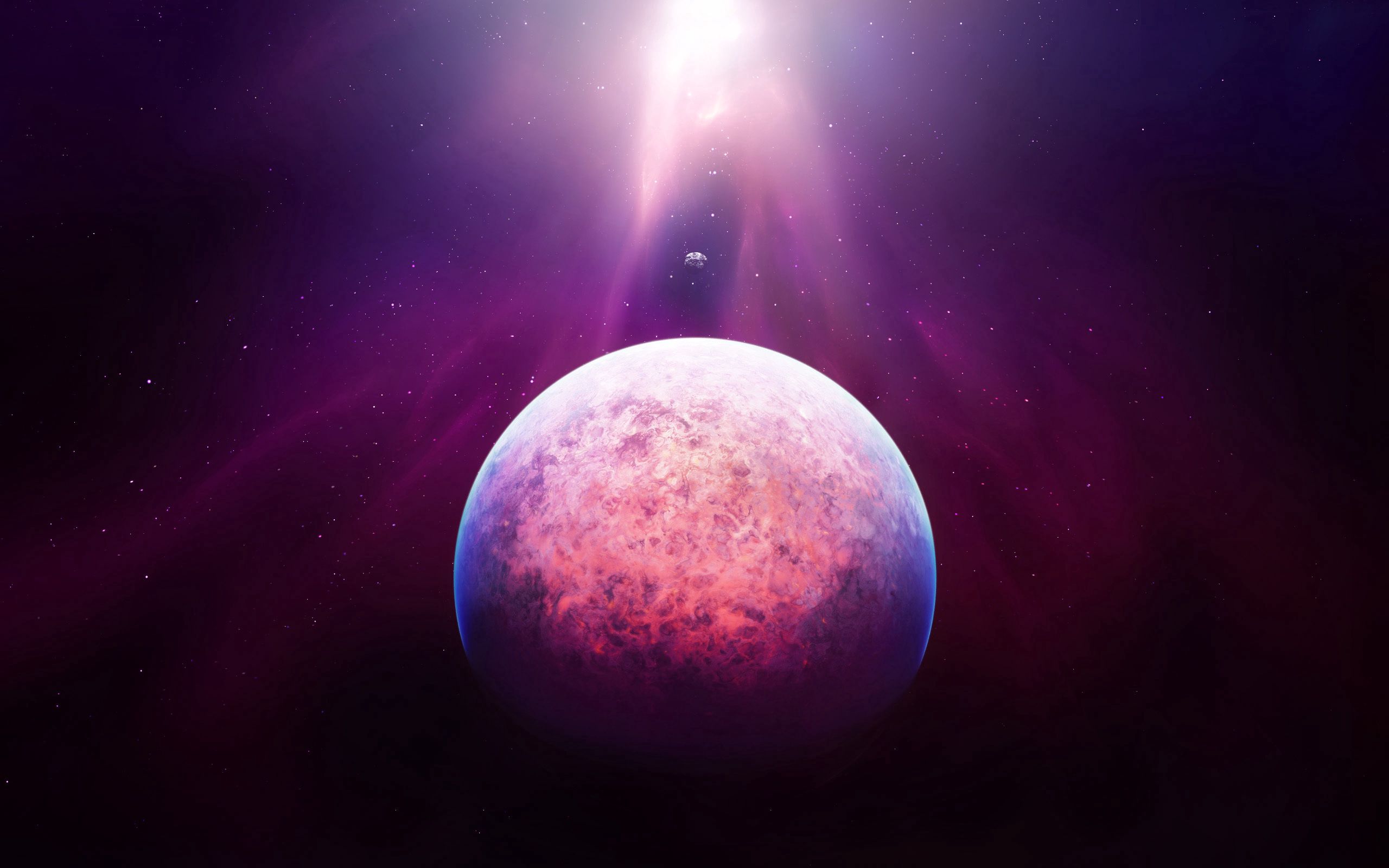 shining, universe, planet cell phone wallpapers