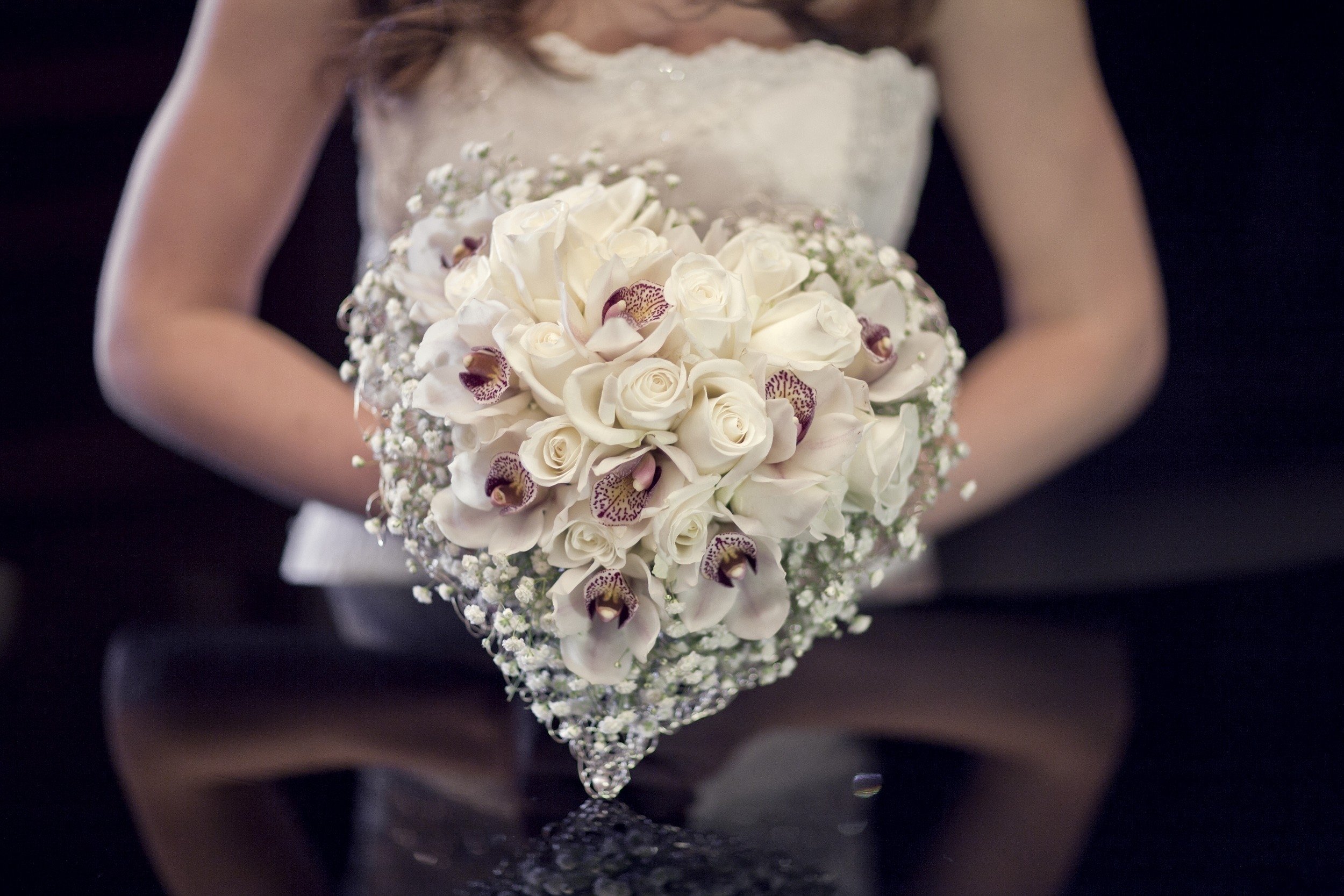 bouquet, composition, roses, bride download for free