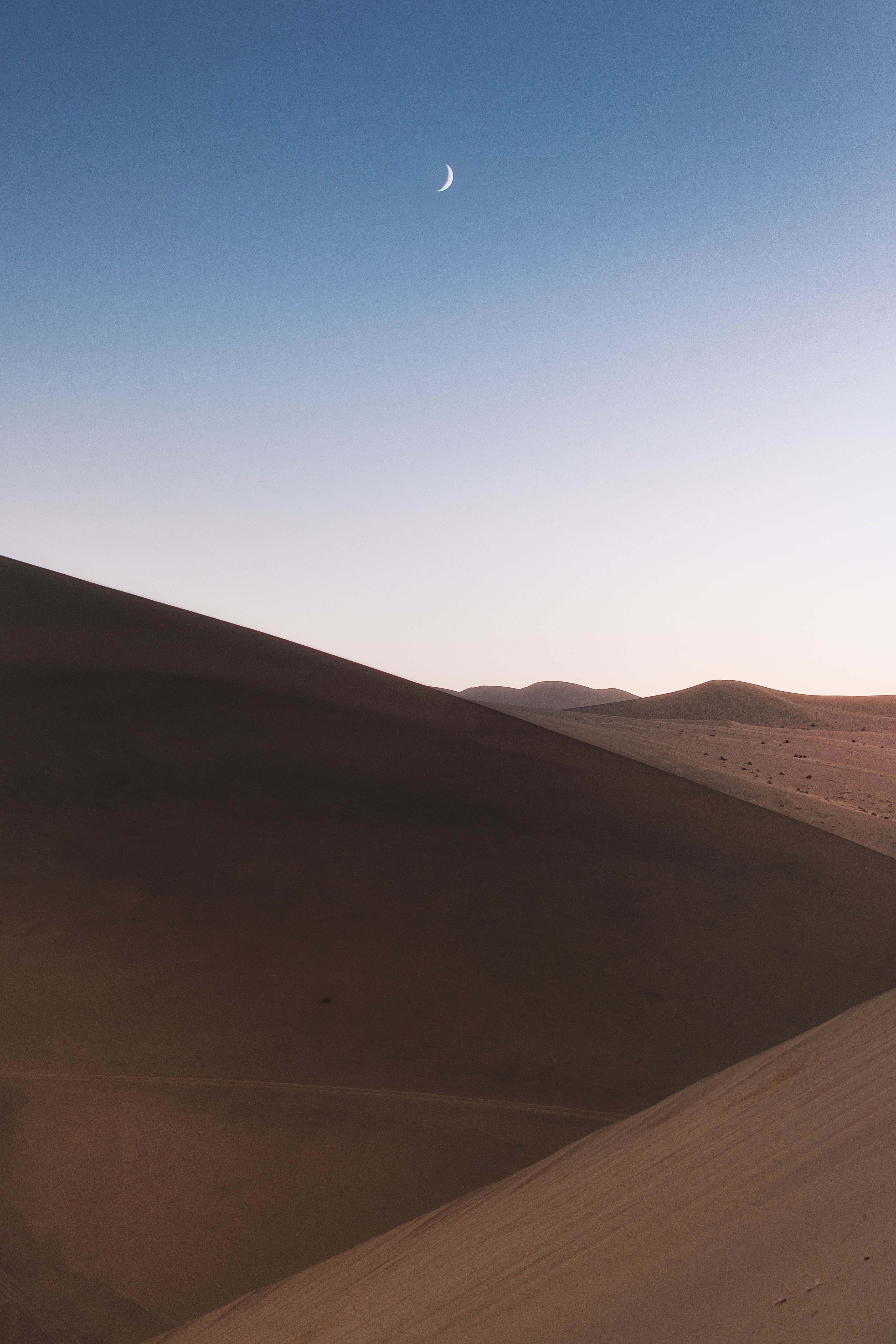 sand, nature, moon, desert, hills, dunes, links phone background