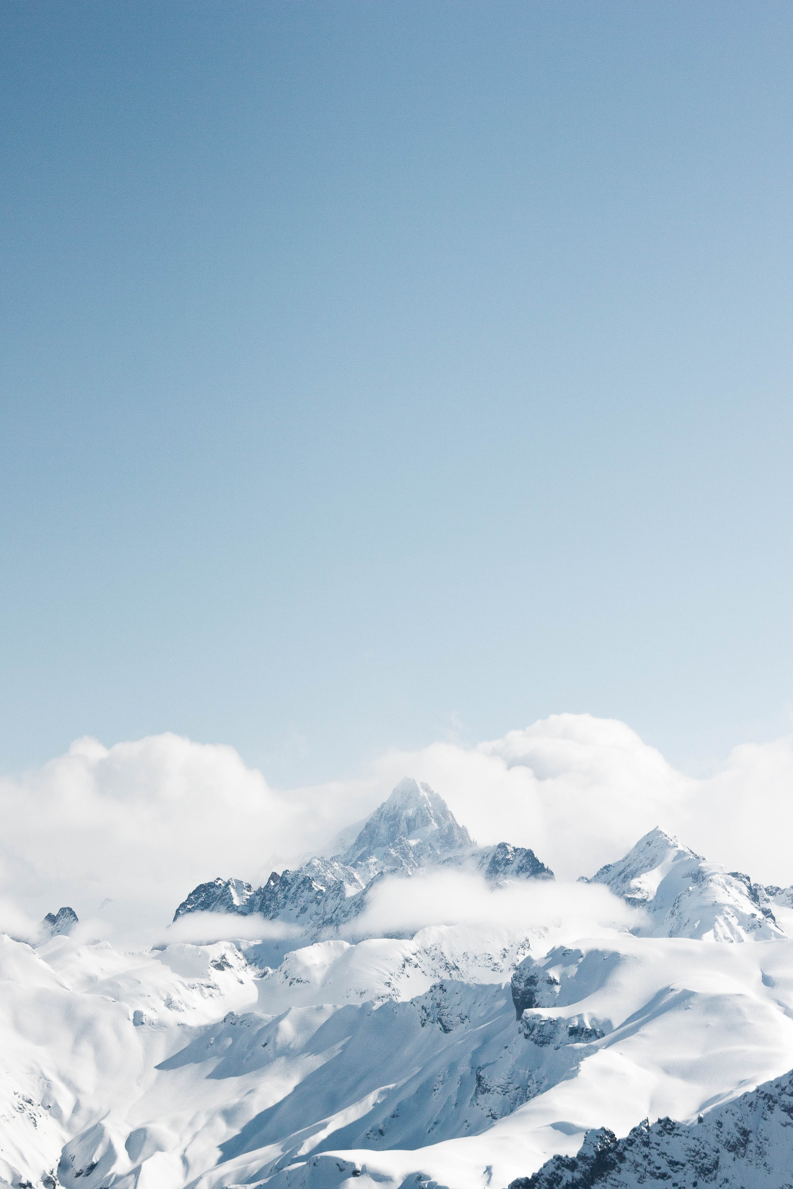 top, white, mountain, landscape New Lock Screen Backgrounds