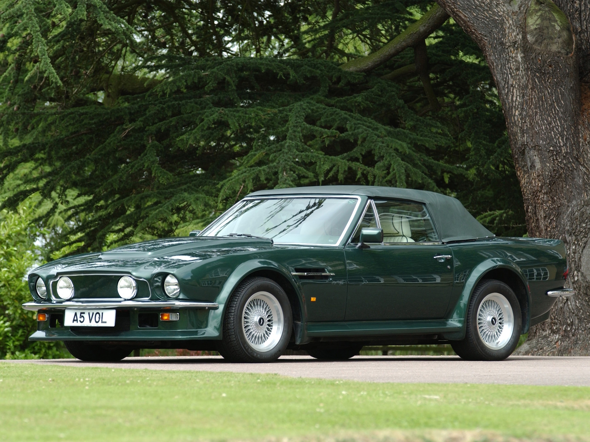 cars, side view, aston martin, v8 Retro HQ Background Images