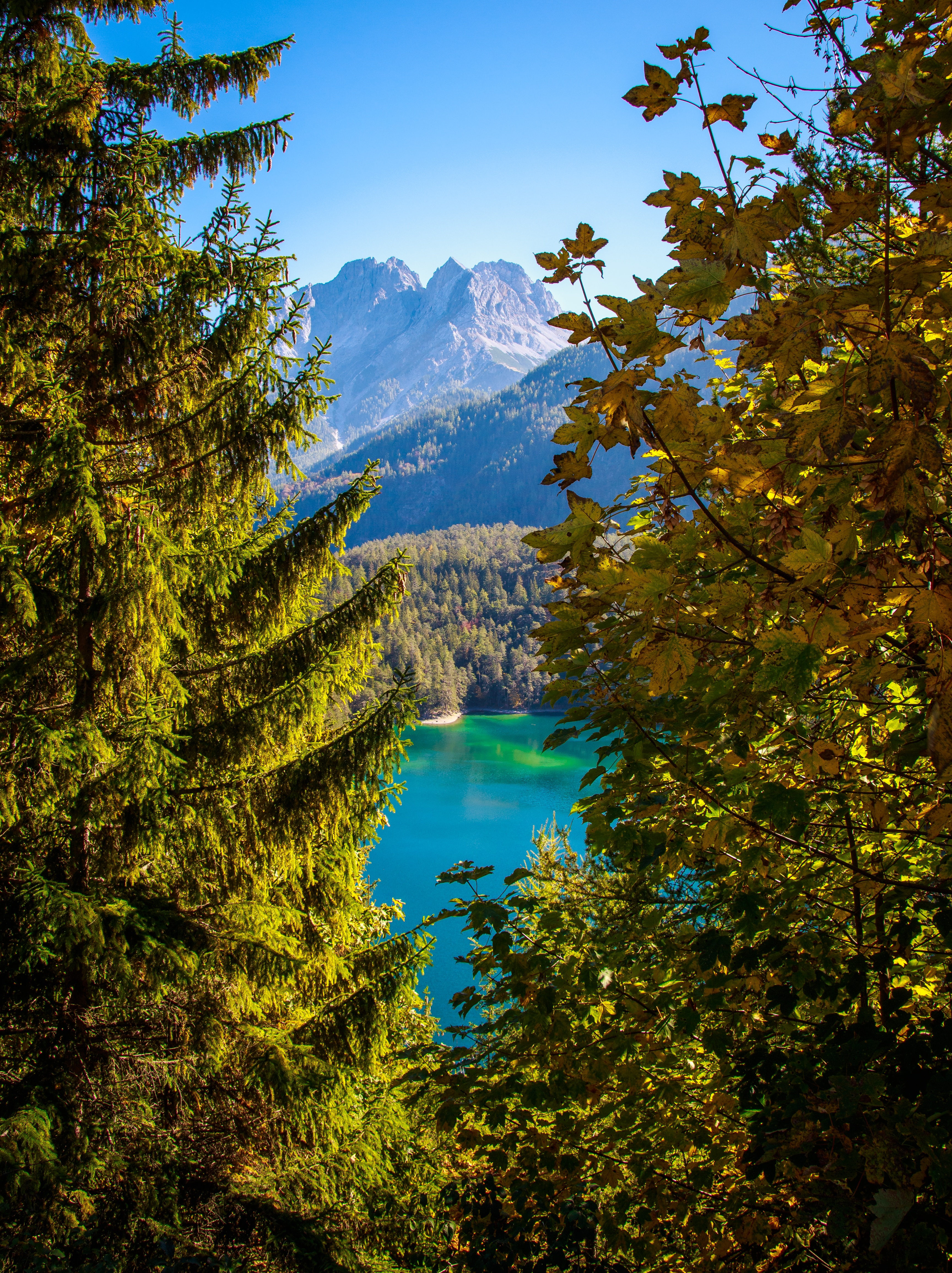 mountains, lake, tyrol, nature Full HD