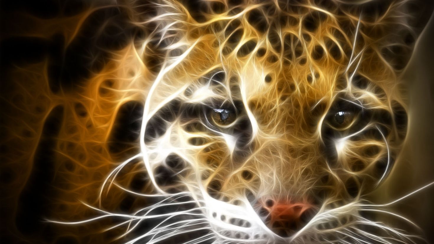 Леопард абстракция