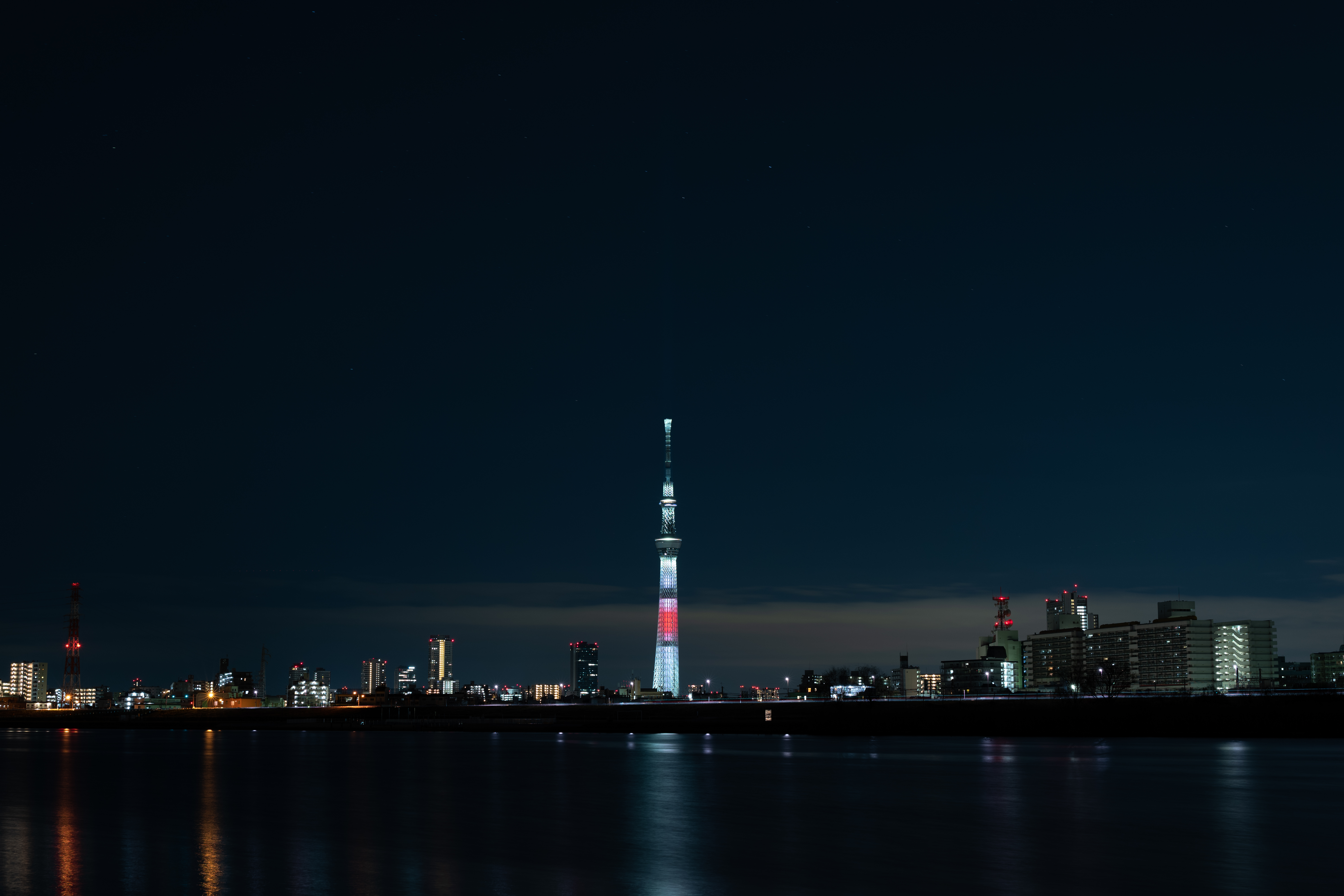 tokyo, cities, night city, city lights, panorama, japan images