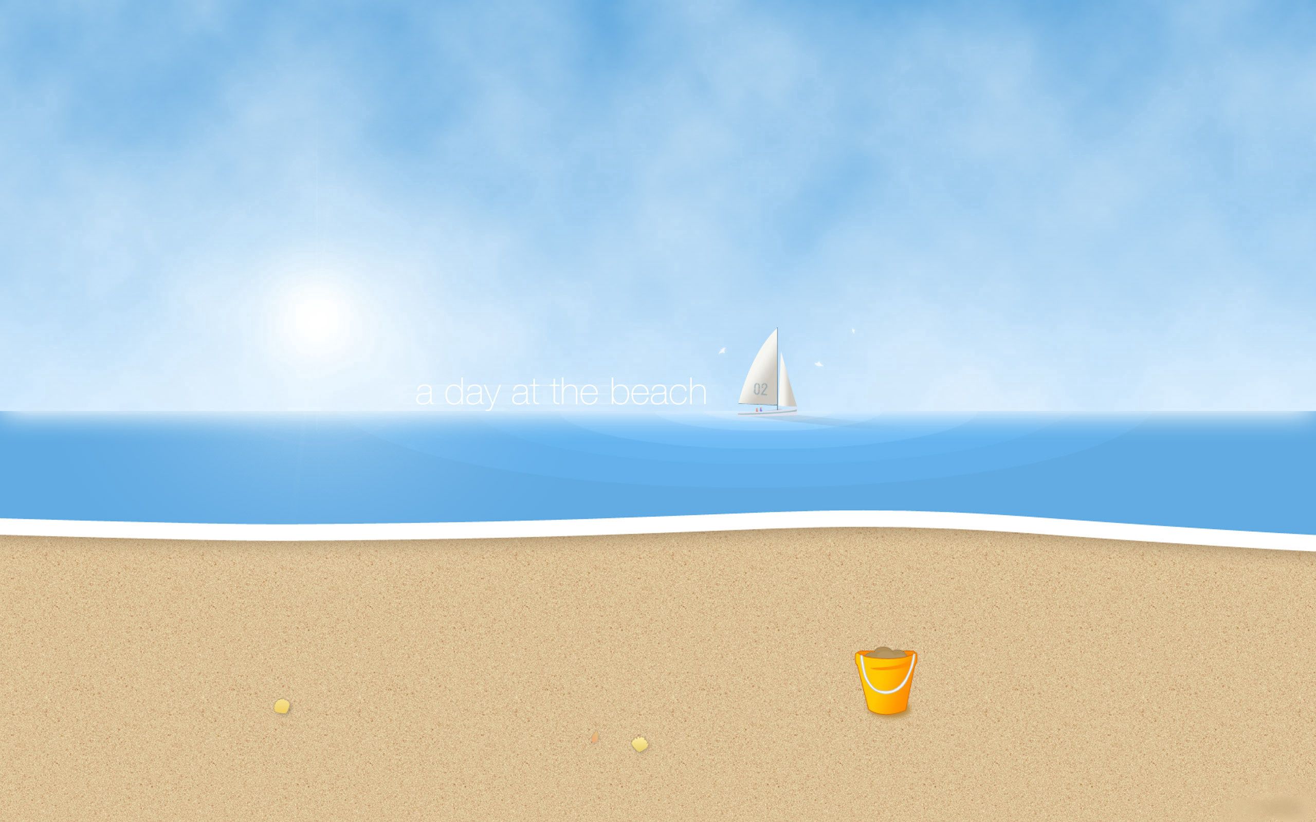 sun, waves, beach, sand, miscellanea, miscellaneous, sailboat, sailfish, one day at the beach