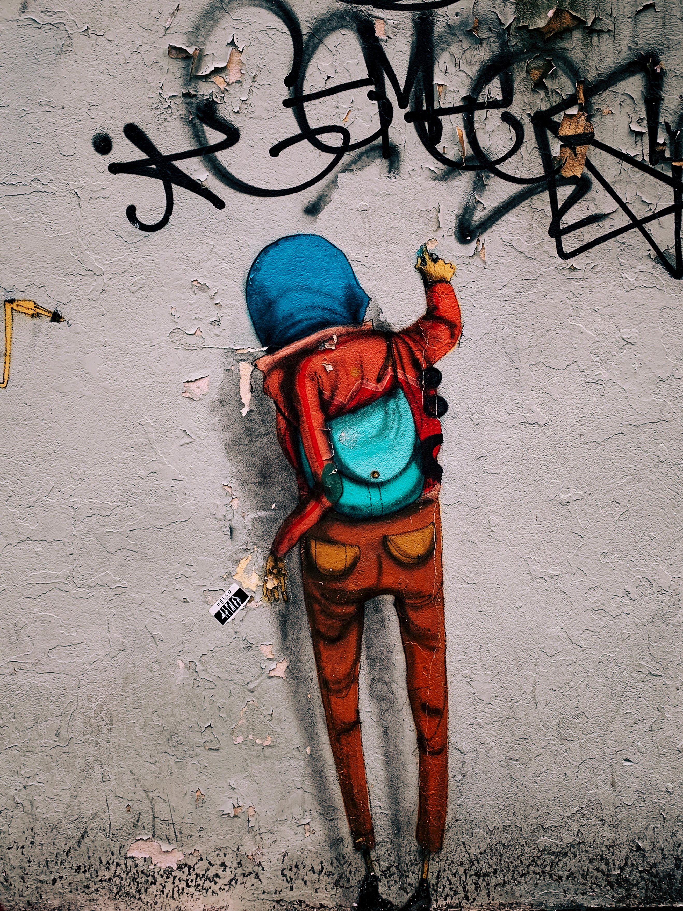 graffiti, art, wall, street art