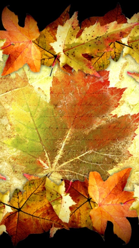 Download mobile wallpaper Nature, Leaf, Fall, Paper, Artistic, Maple Leaf for free.