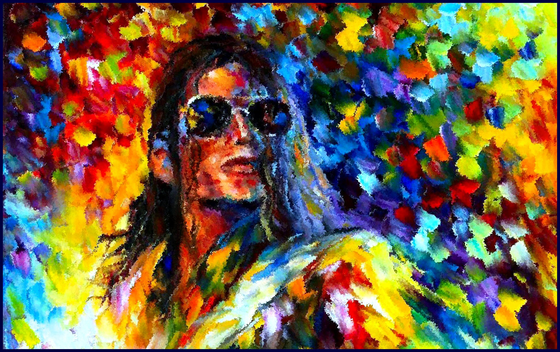 Desktop Backgrounds Michael Jackson colorful, music, singer, king of pop