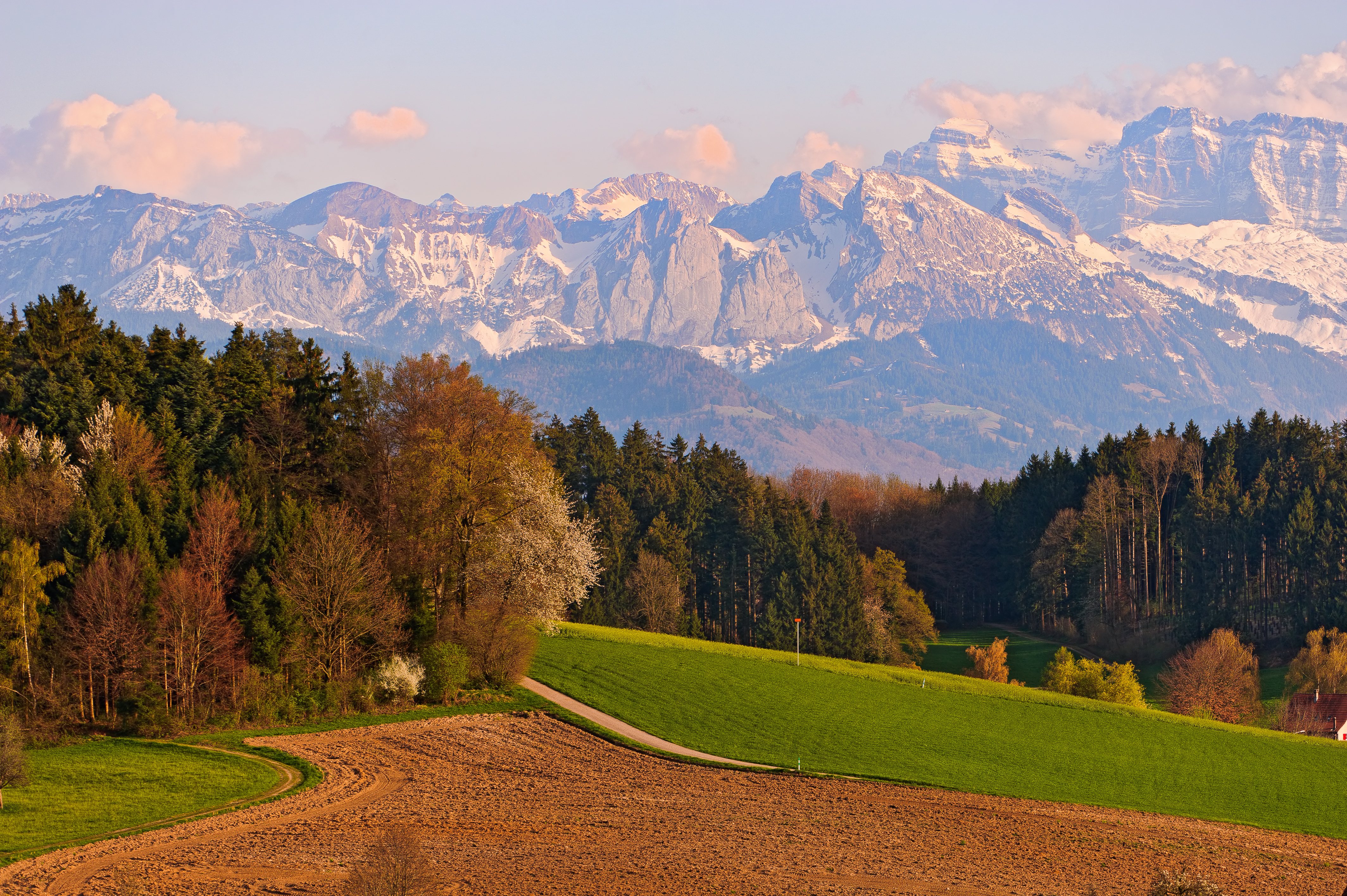 118255 завантажити шпалери гори, пейзаж, осінь, природа, небо, швейцарія - заставки і картинки безкоштовно