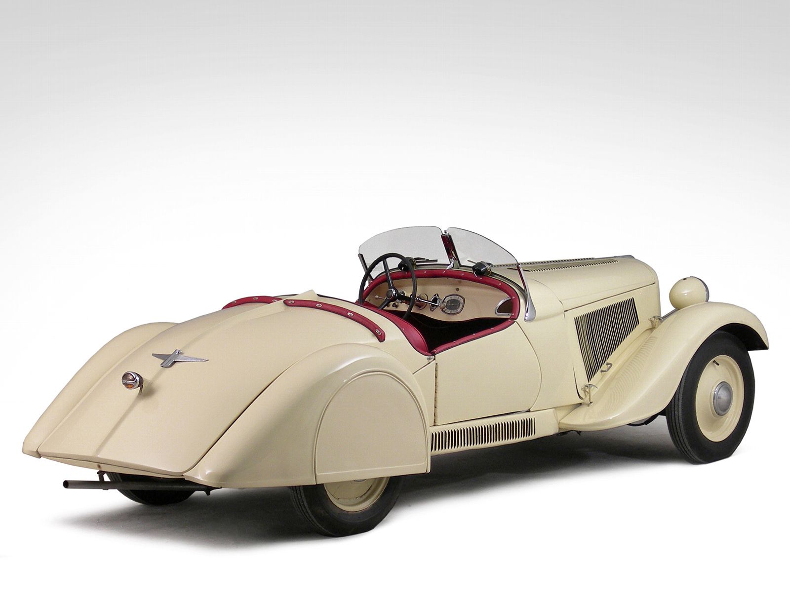 58542 Hintergrundbild herunterladen auto, cars, seitenansicht, stil, adler, retro, beige, 1935 - Bildschirmschoner und Bilder kostenlos