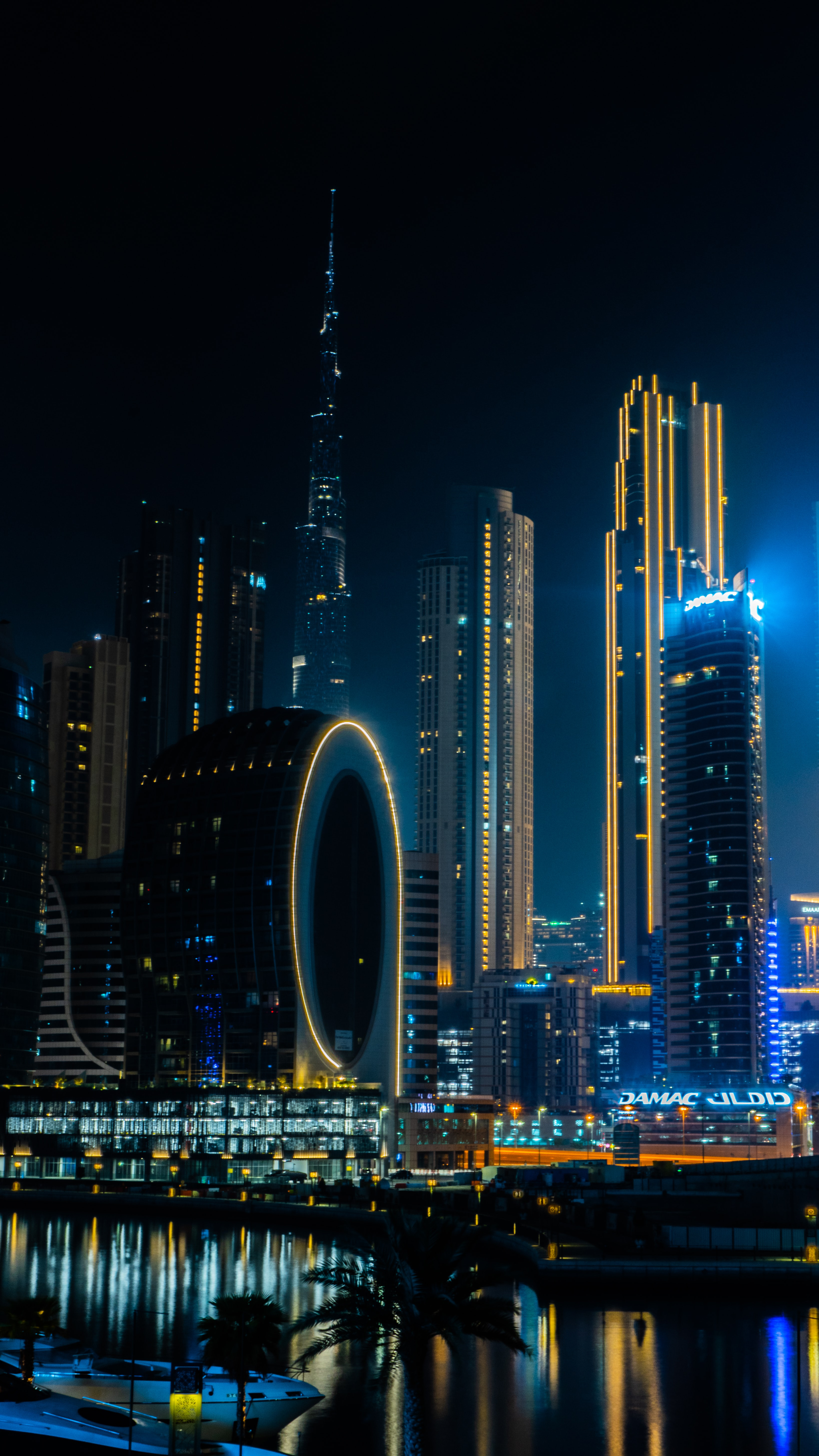 103158 Hintergrundbilder und Dubai Bilder auf dem Desktop. Laden Sie vereinigte arabische emirate, städte, gebäude, hintergrundbeleuchtung Bildschirmschoner kostenlos auf den PC herunter