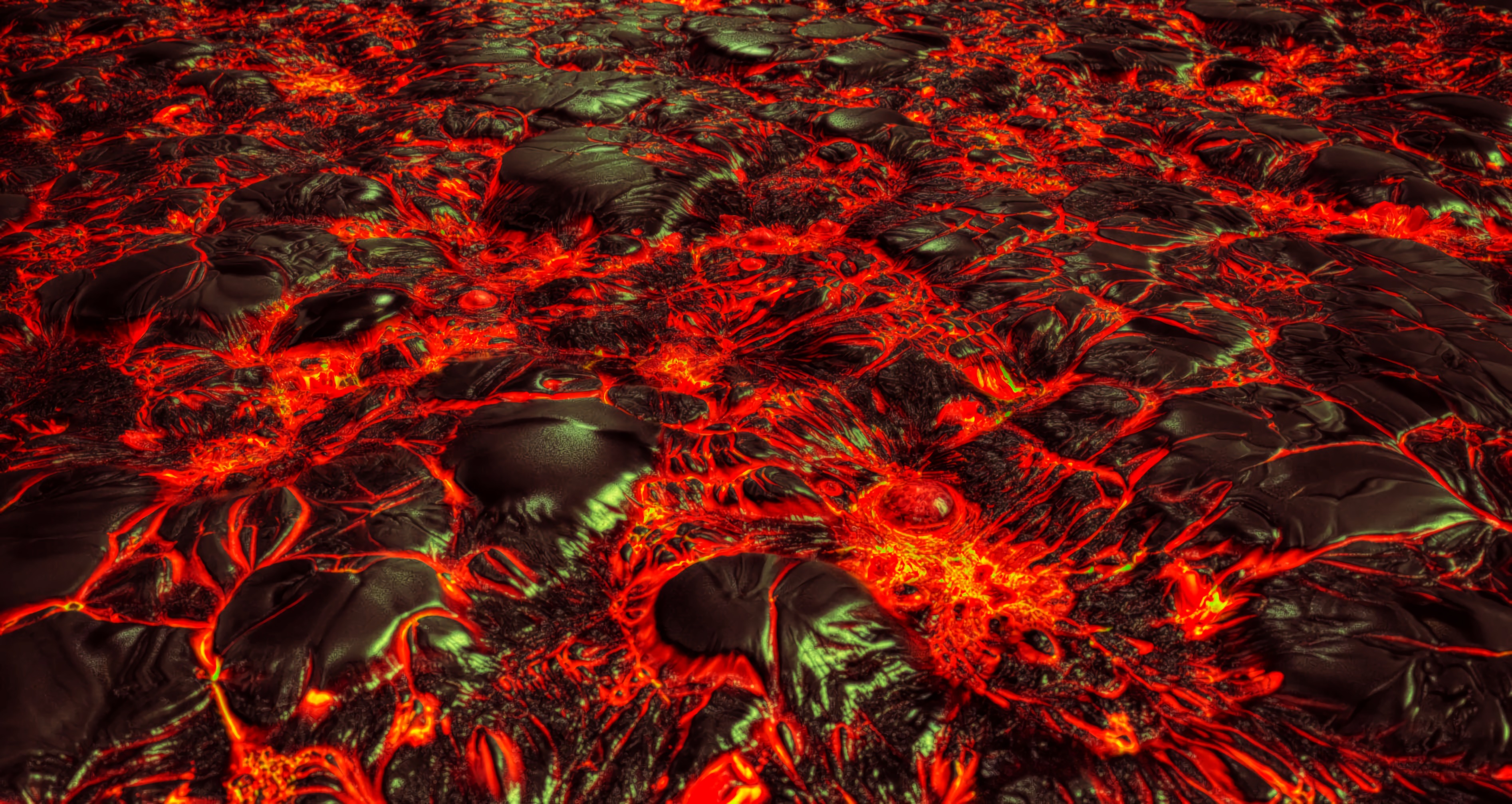 fiery, 3d, texture, volcanic Cell Phone Image