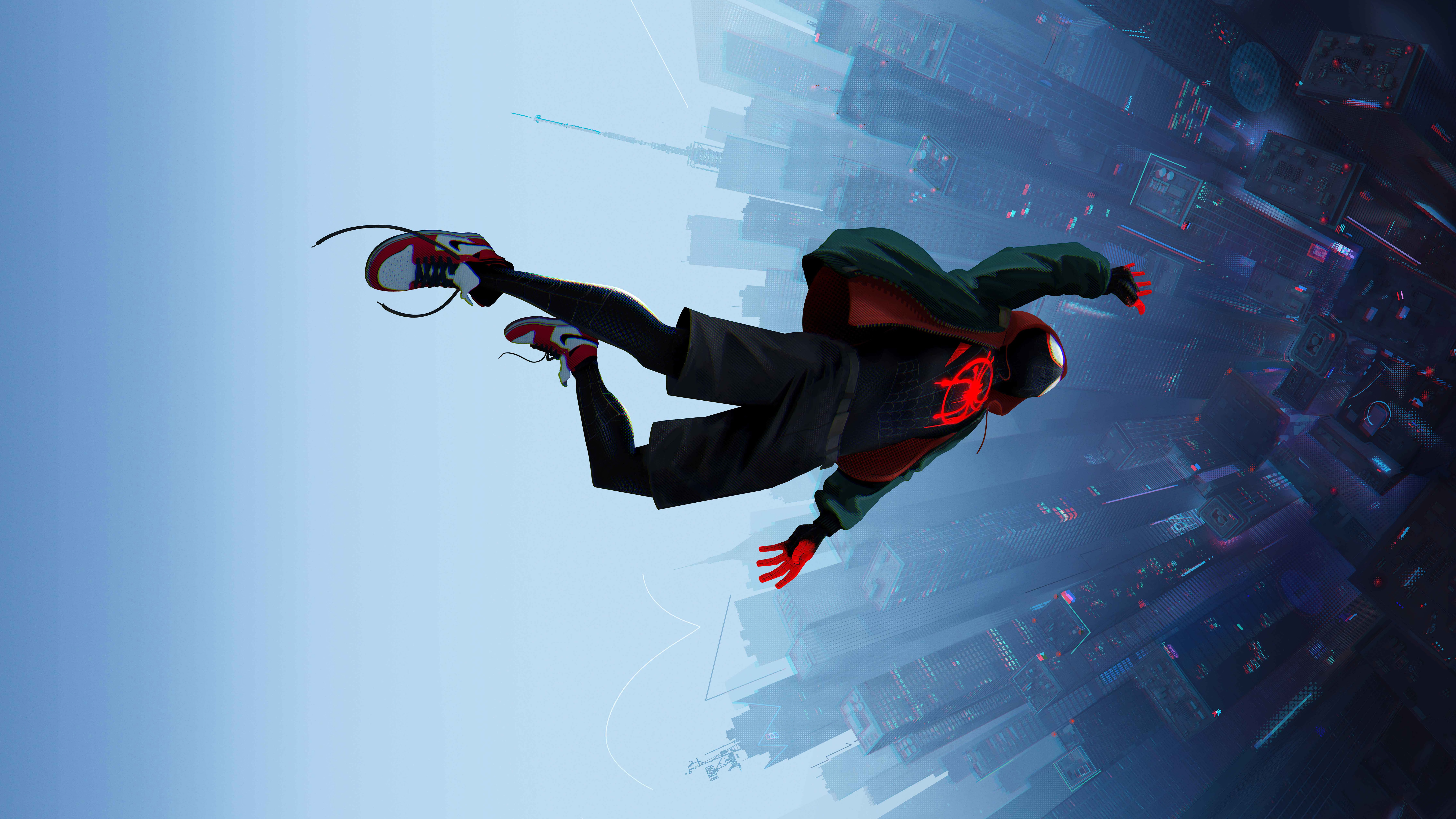 spider man, movie, spider man: into the spider verse, miles morales lock screen backgrounds