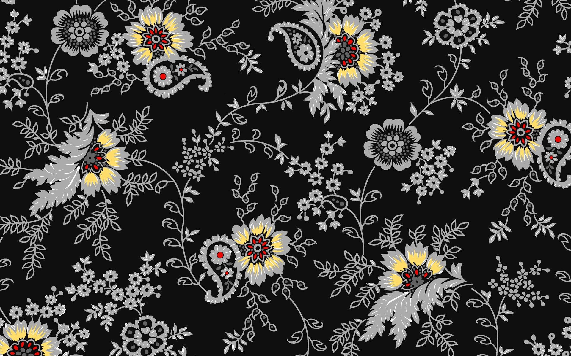Download mobile wallpaper Patterns, Flowers, Drawing, Texture, Textures, Background, Picture for free.